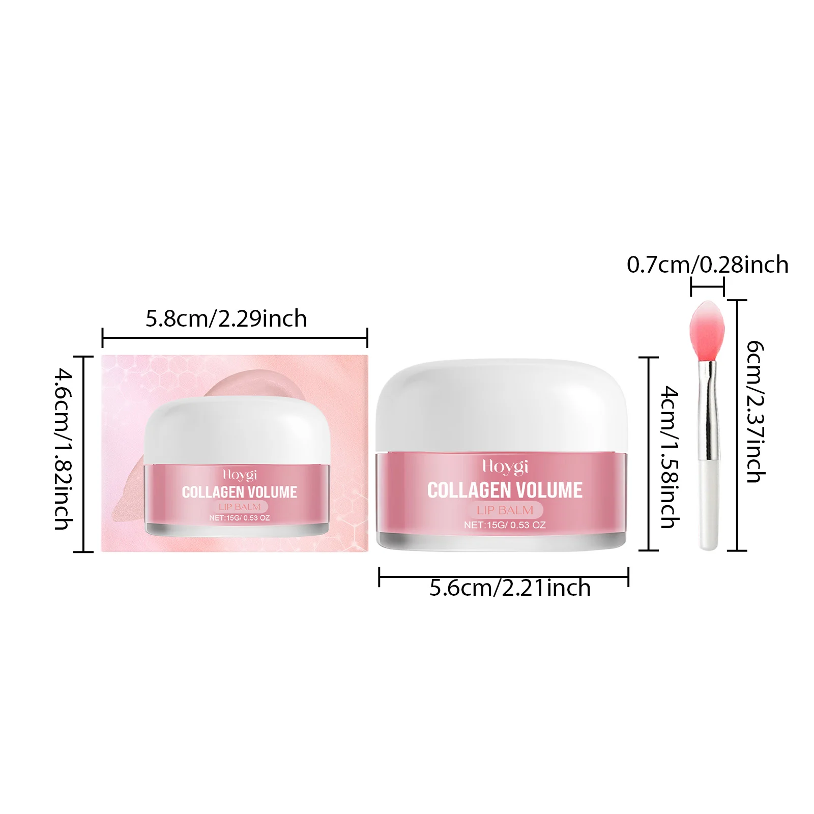 Collagen Volume Lip Balm Deep Moisturizing Plumping Treatment for Chapped Lips 1 collagen volume lip balm deep moisturizing treatment cih ae6zdeqp desc 1