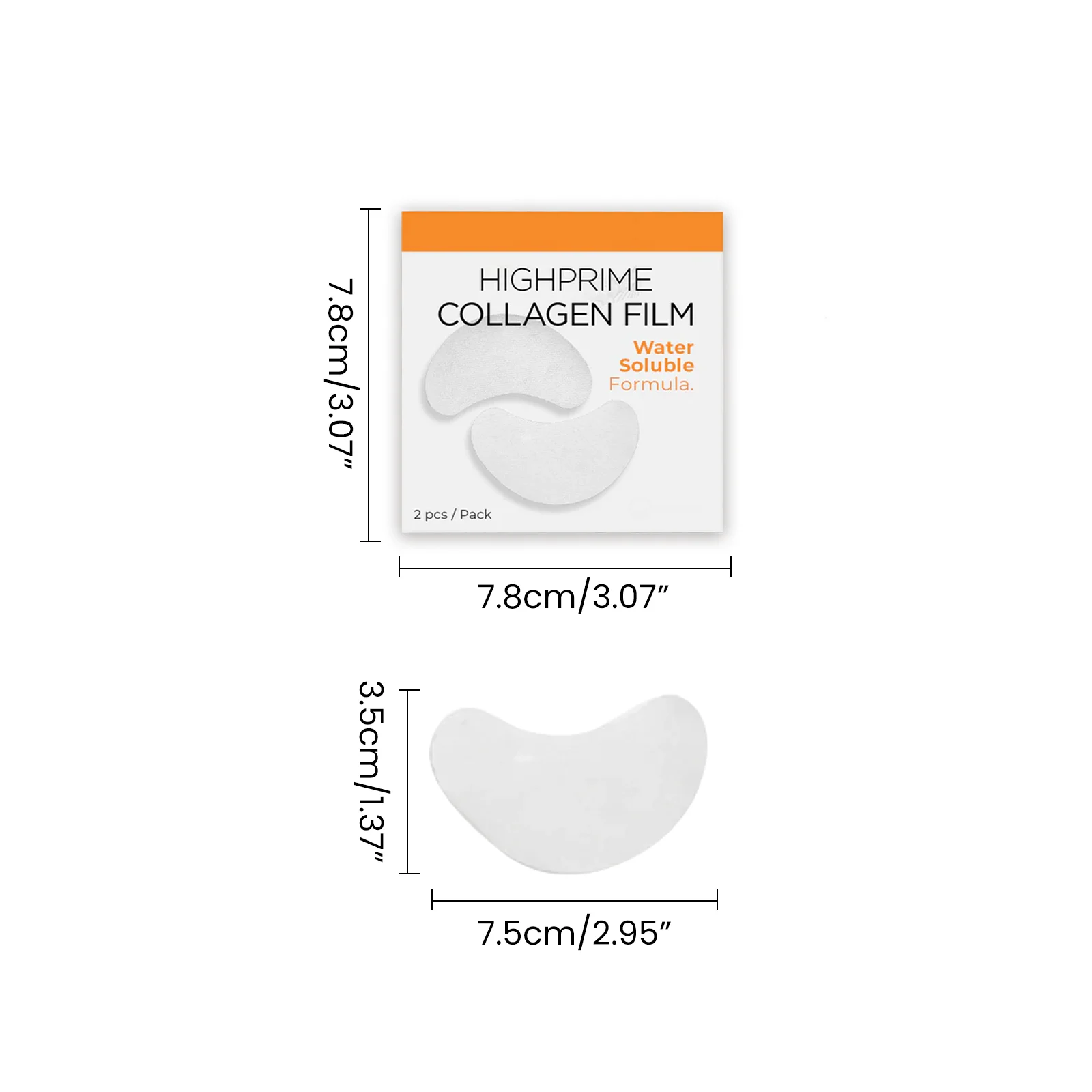 Collagen Eye Mask Water Soluble Formula 2 Pcs for Anti-Aging & Hydration 1 collagen water soluble eye mask 2 pcs cih qwfaxgpt desc 1