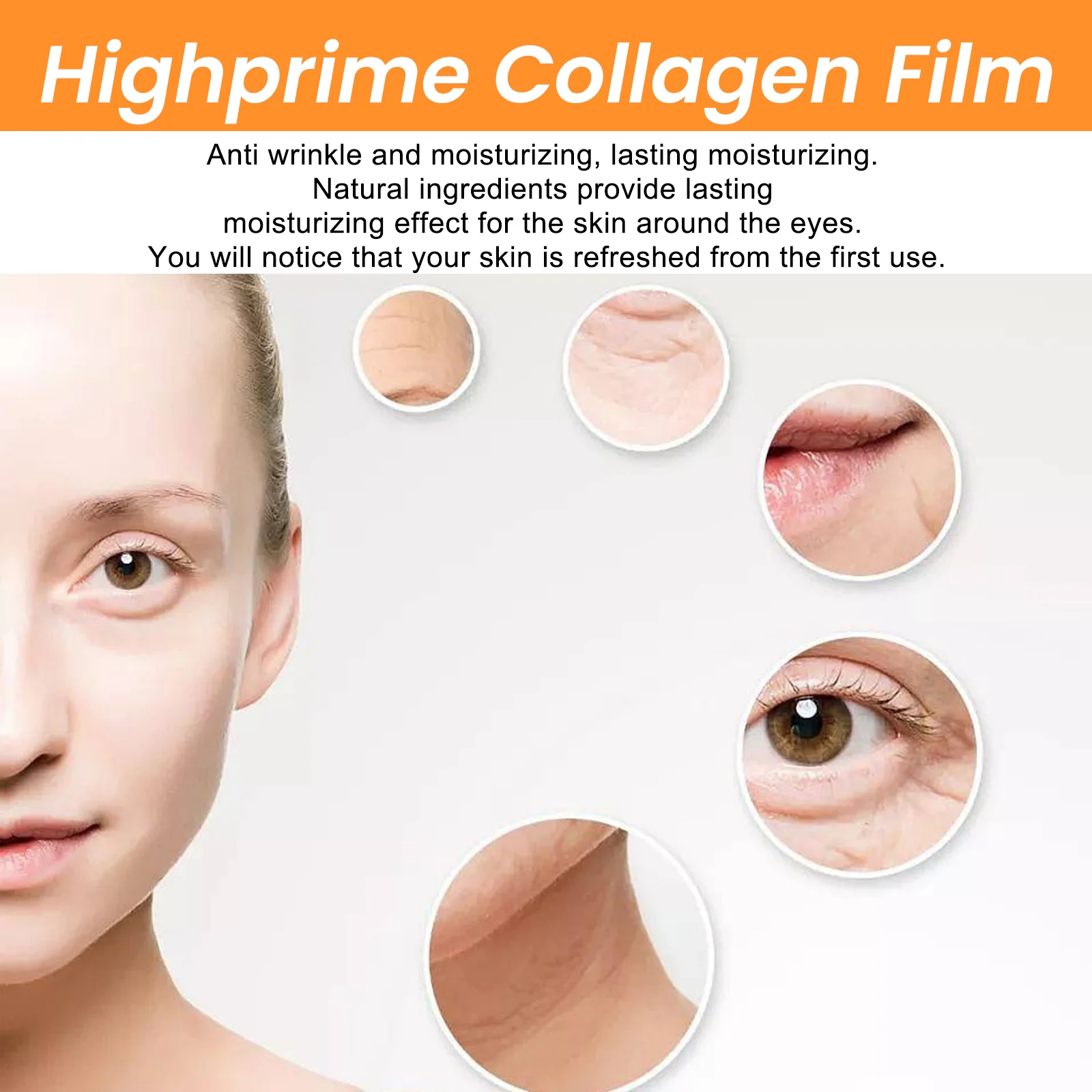 Collagen Eye Mask Water Soluble Formula 2 Pcs for Anti-Aging & Hydration 5 collagen water soluble eye mask 2 pcs cih qwfaxgpt desc 5