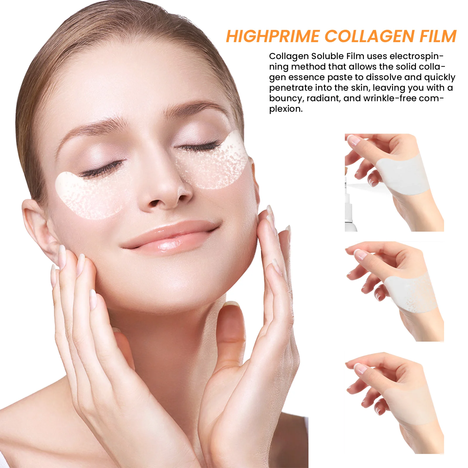 Collagen Eye Mask Water Soluble Formula 2 Pcs for Anti-Aging & Hydration 8 collagen water soluble eye mask 2 pcs cih qwfaxgpt desc 8