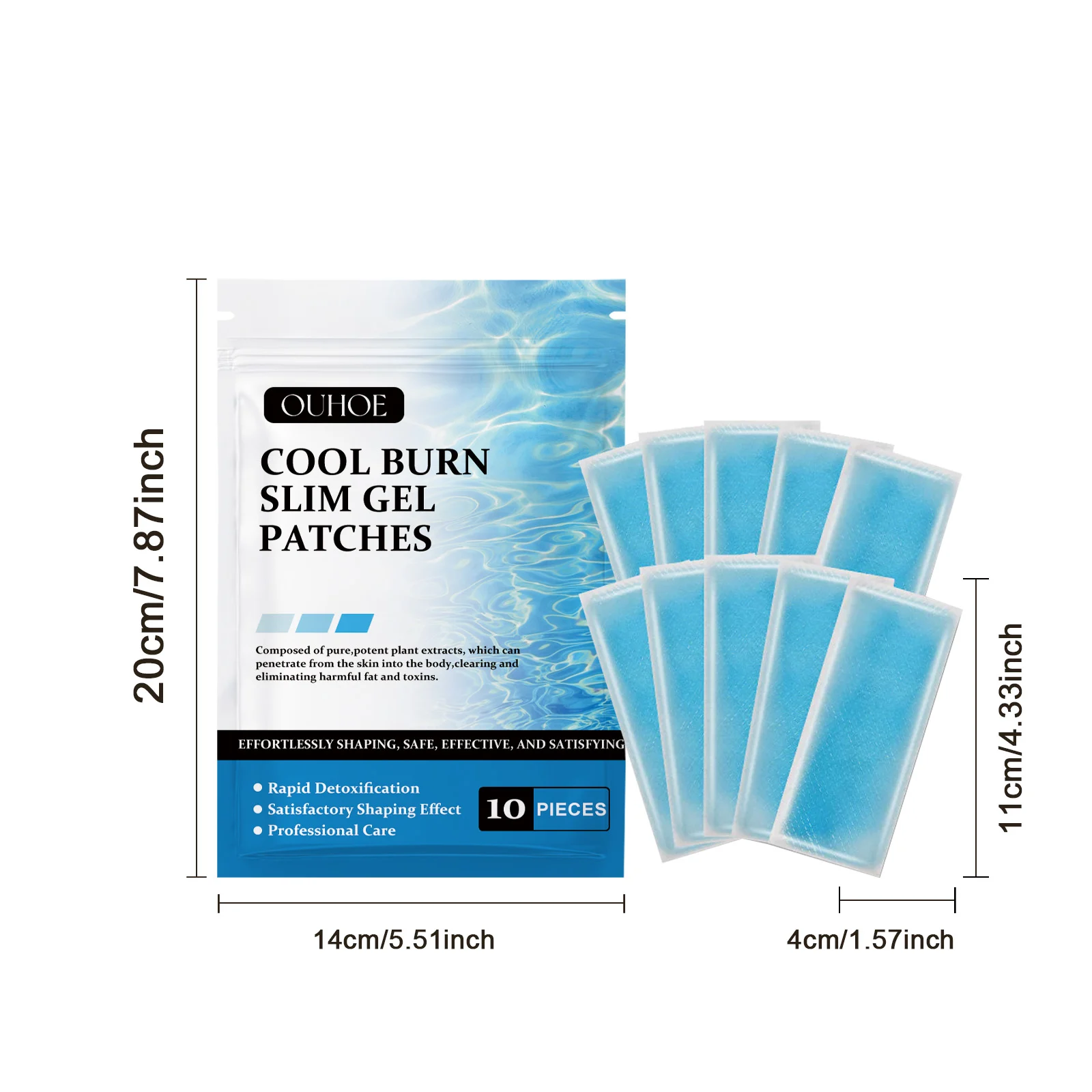Cooling Slimming Gel Patches Foot and Body Contouring Pads for Fat Reduction and Skin Tightening 1 cooling slimming gel patches foot body contouring cih vzsa2cyf desc 1