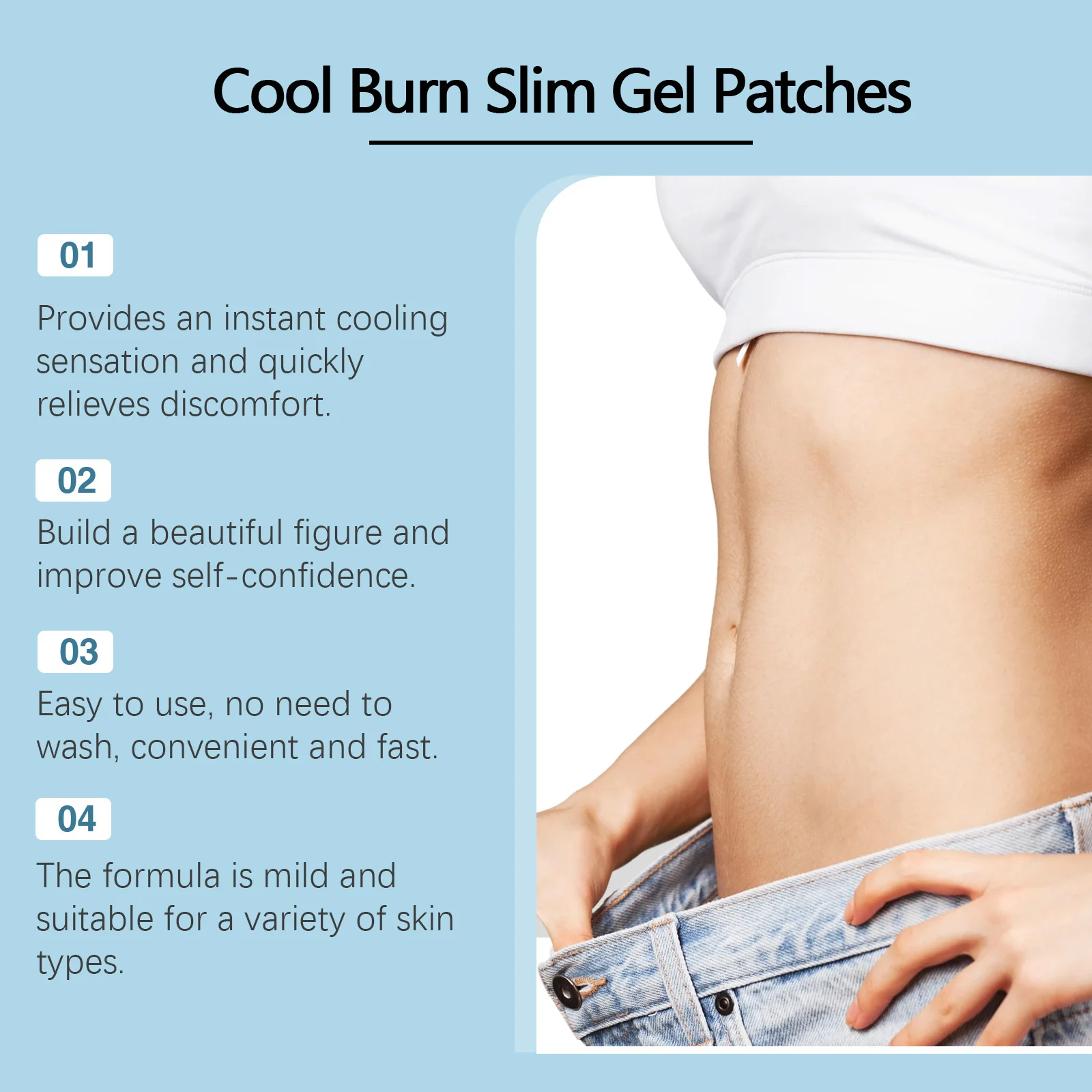 Cooling Slimming Gel Patches Foot and Body Contouring Pads for Fat Reduction and Skin Tightening 5 cooling slimming gel patches foot body contouring cih vzsa2cyf desc 5
