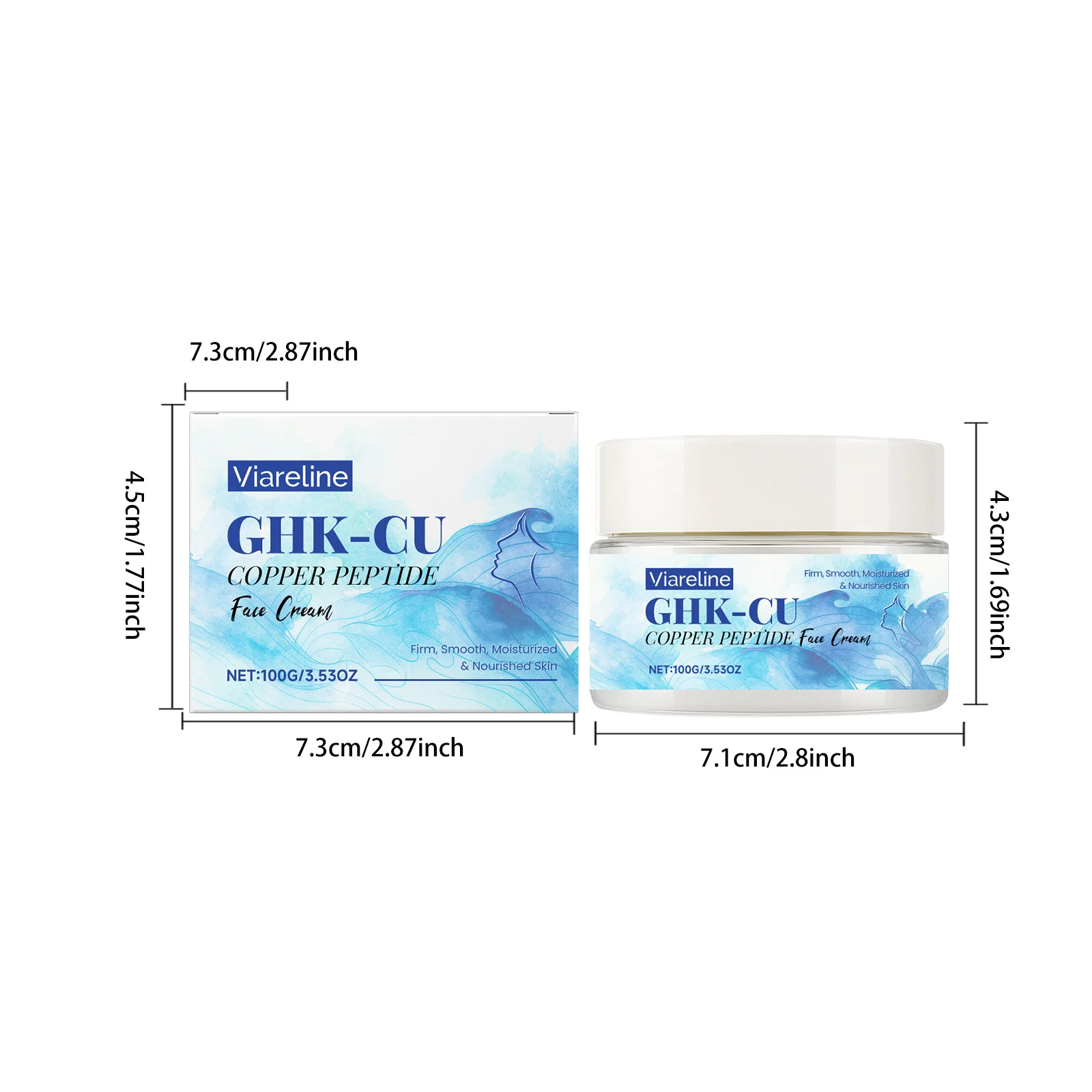 Copper Peptide Face Cream 100g Deep Hydration Anti-Aging Firming Moisturizer 1 copper peptide face cream 100g der mbqpq8fr desc 1