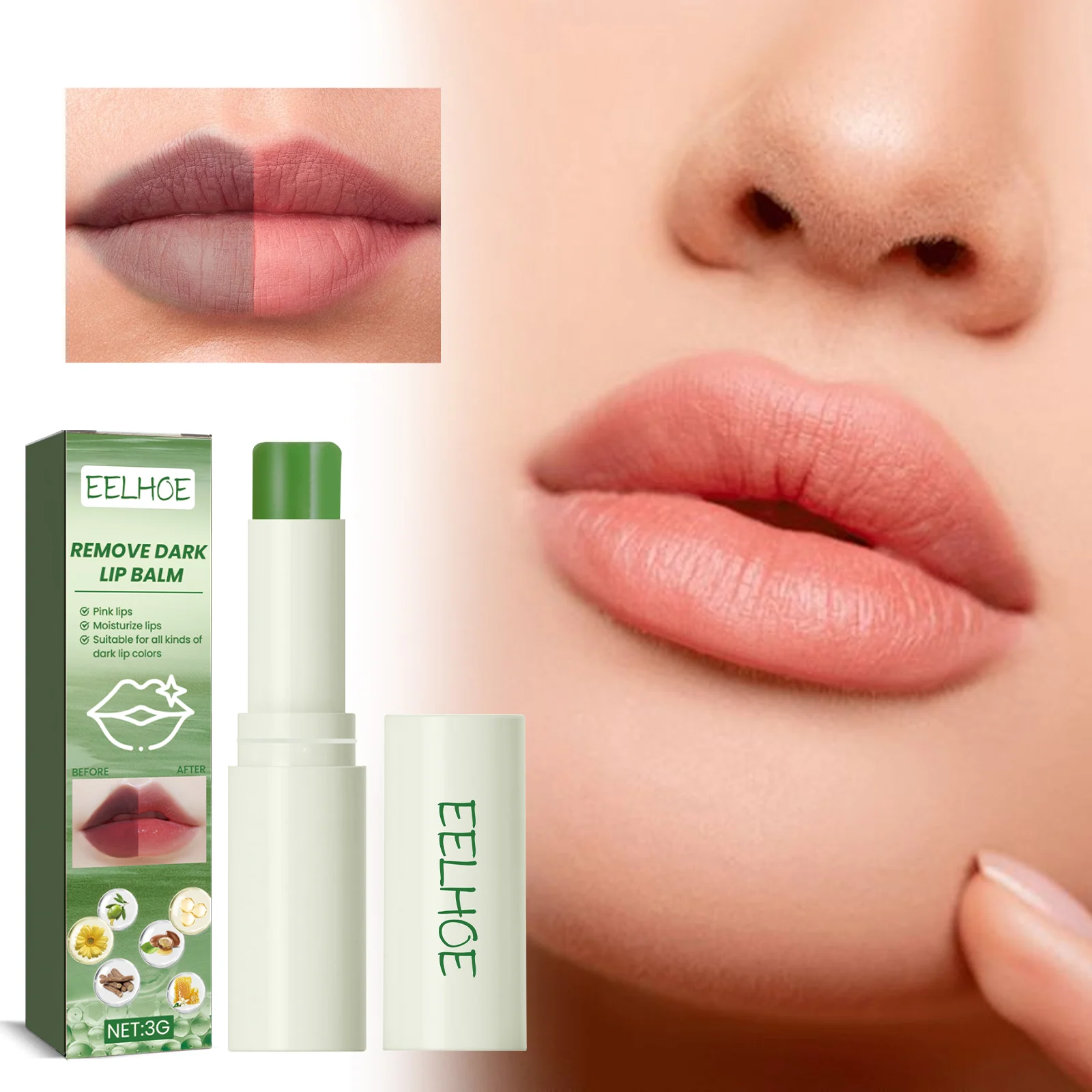 Dark Lip Balm Lip Lightening Treatment to Moisturize and Repair Chapped Lips 3g 1 dark lip balm lightening treatment 3g cih g4rsfpa8 desc 1