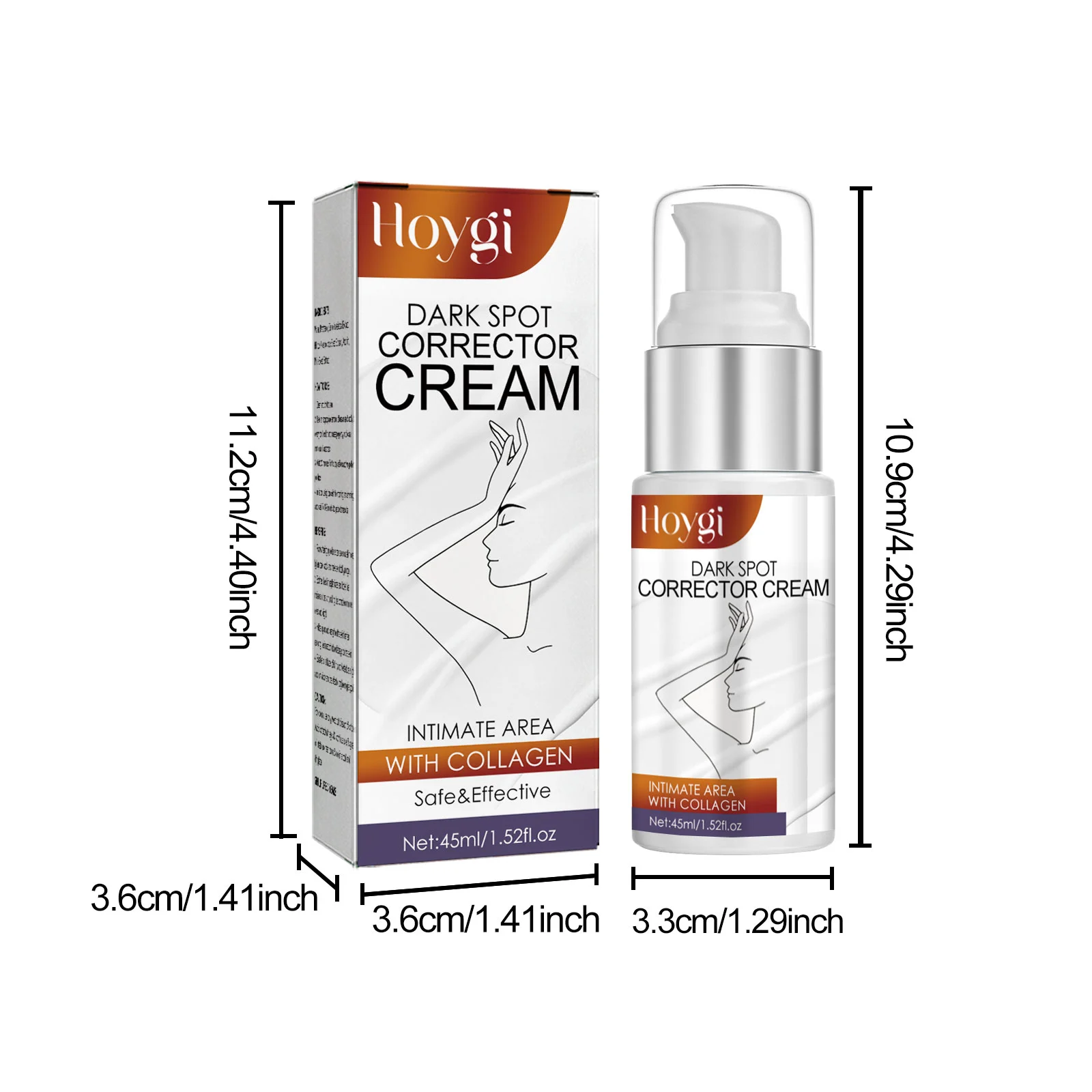 Hoygi Dark Spot Corrector Cream for Body Whitening and Moisturizing 1 dark spot corrector body cream cih 4vadgece desc 1