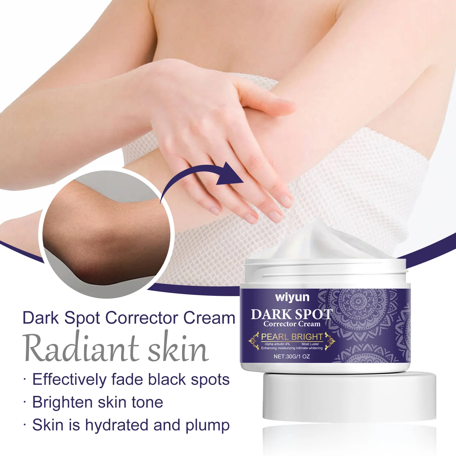 Dark Spot Corrector Cream 30g Brightens Skin Tone & Fades Hyperpigmentation 5 dark spot corrector cream 30g cih shmaeazy desc 5