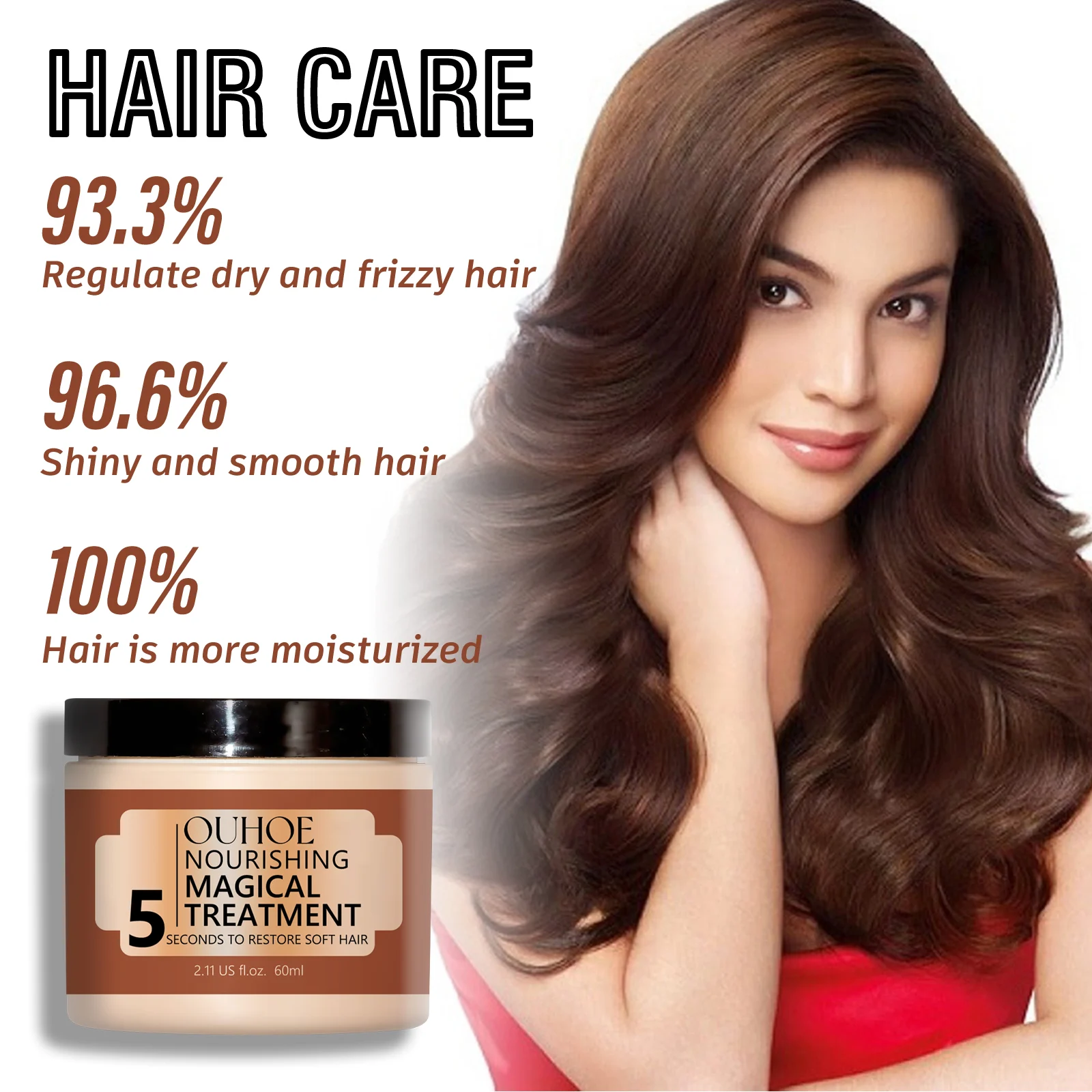 Deep Conditioner Hair Mask 60ml for Damaged Hair Repair, Heat Styling Recovery and Split Ends 7 deep conditioner hair mask 60ml cih e899ry2a desc 7