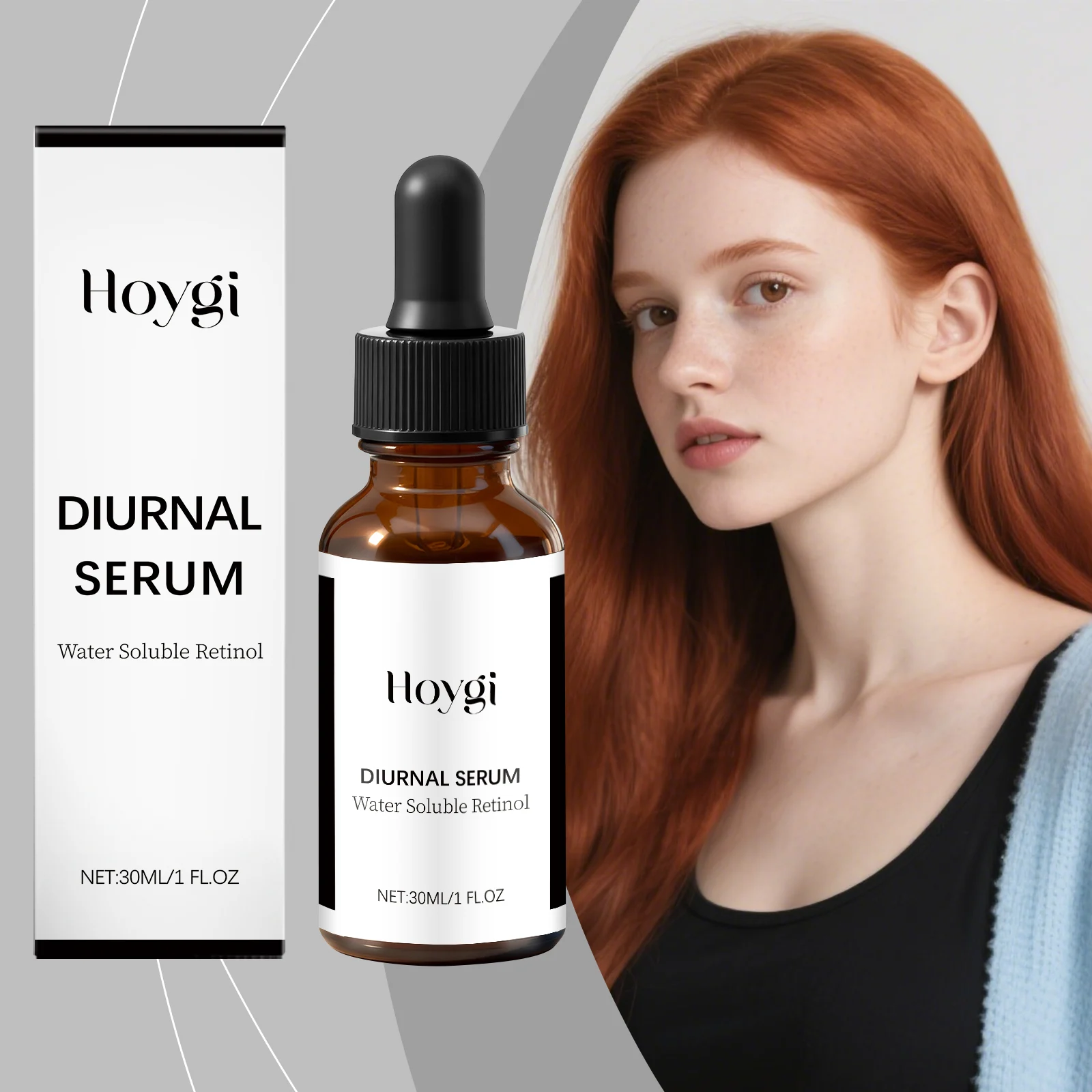 Hoygi Diurnal Face Serum with Retinol, Wrinkle Reduction & Daily Hydration 2 diurnal face serum der pvnbxw9h desc 2