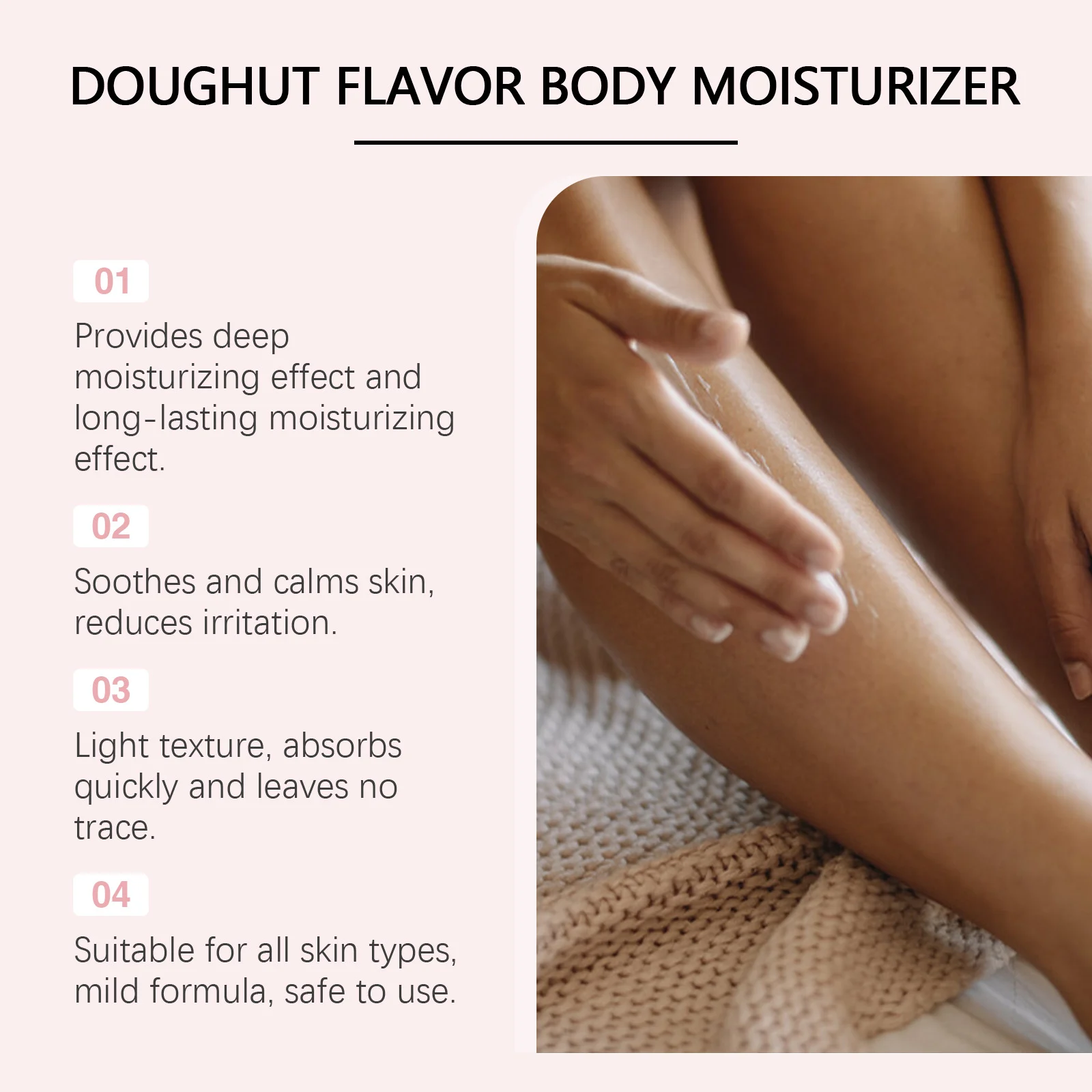 Doughnut Body Moisturizer 100g Deeply Hydrates & Softens Skin Lightweight Cream 6 doughnut body moisturizer 100g cih 4ufa3ws2 desc 6