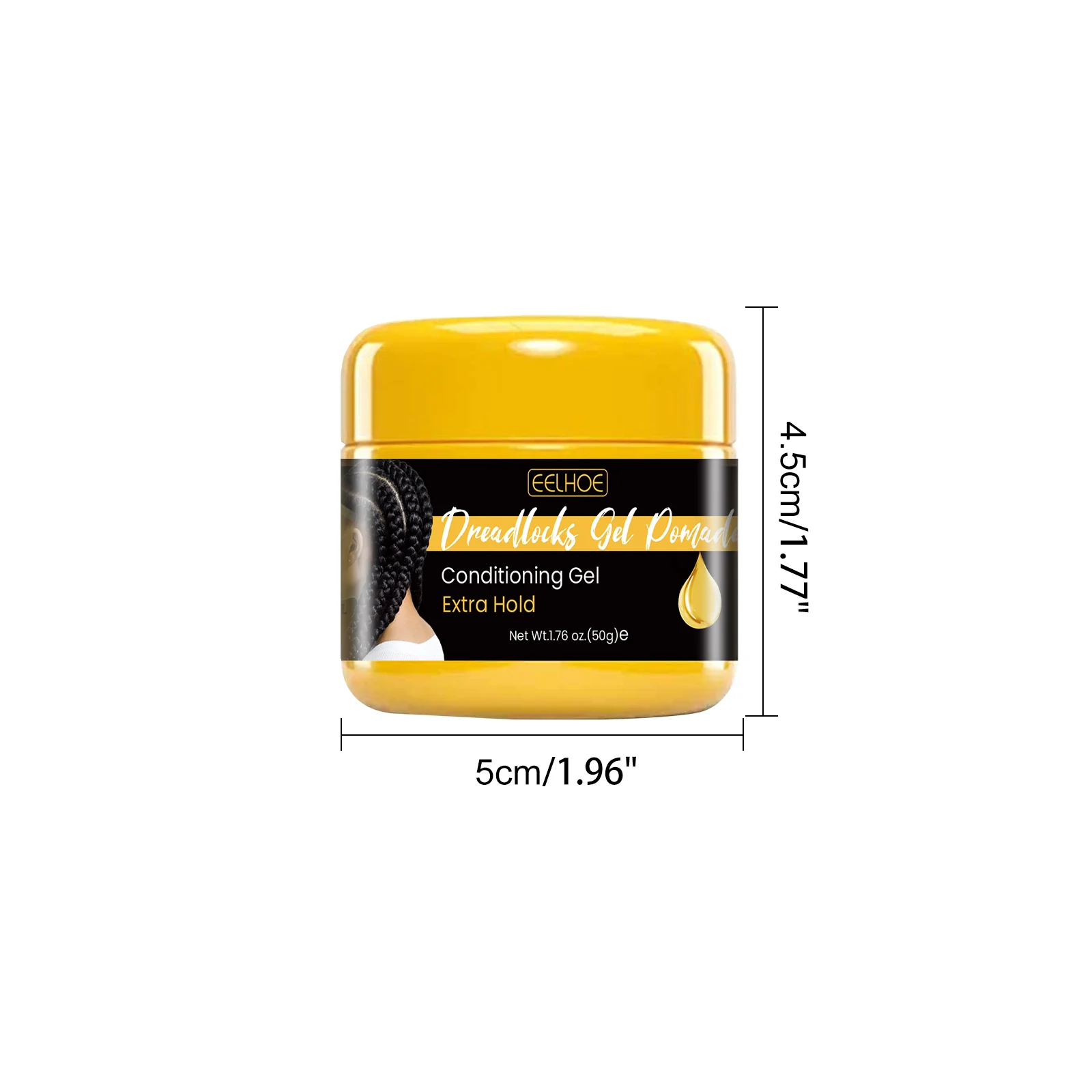 Dreadlocks Gel Pomade 50g Extra Hold Conditioning Gel for Frizzy Curly Hair & Dreadlocks 1 dreadlocks gel pomade extra hold conditioning 50g cih btew2uzv desc 1