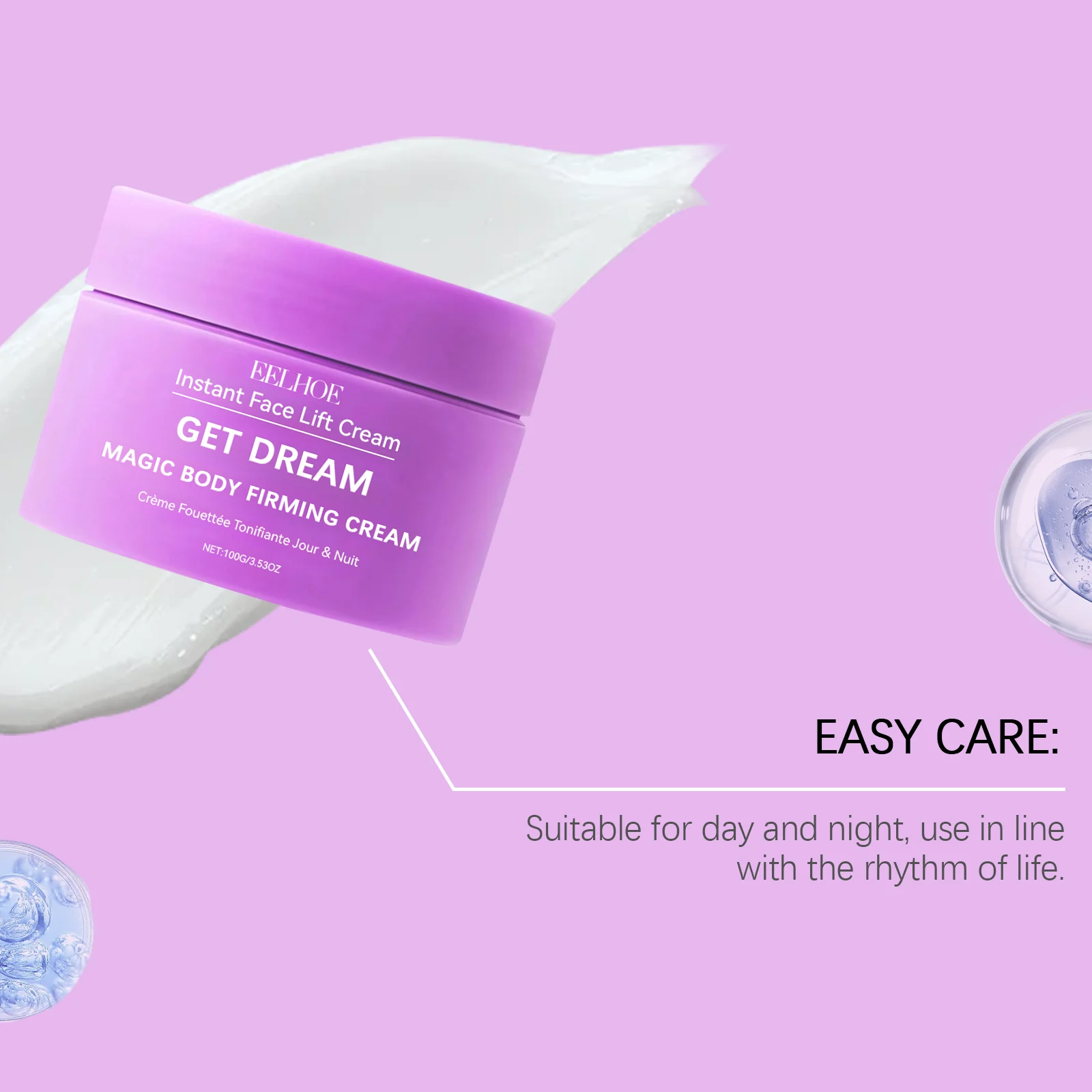 Body Care Cream Deep Moisturizing Firming Cream for Face & Body 100g 6 eelhoe body care cream firming moisturizer 100g der pzp9v8bh desc 6