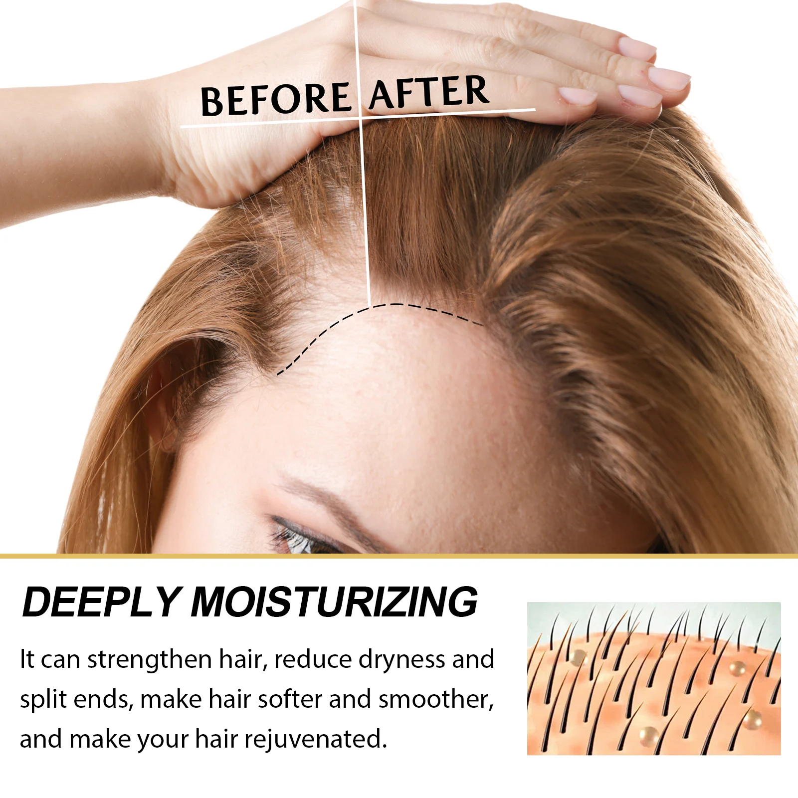 Castor Hair Oil 60ml for Dry, Frizzy Hair Repair & Scalp Nourishment 8 eelhoe castor hair oil 60ml cih gmdq5btn desc 8