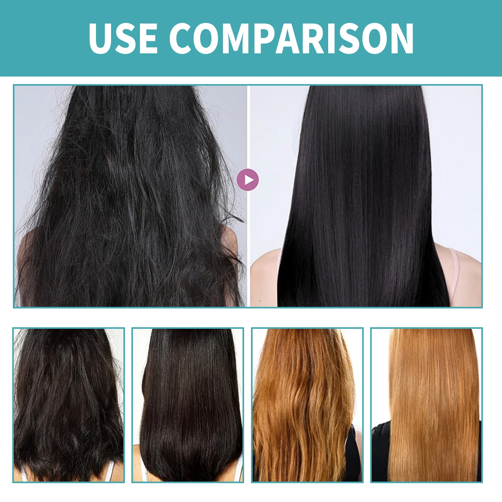 Collagen Hair Straightening Cream 100g - Repair Damaged Hair, Smooth Frizz & Split Ends Without Heat 10 eelhoe collagen hair straightening cream 100g cih 9q6dwjt7 desc 10