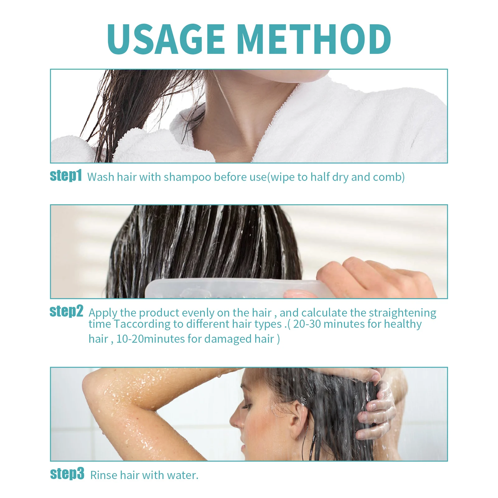 Collagen Hair Straightening Cream 100g - Repair Damaged Hair, Smooth Frizz & Split Ends Without Heat 4 eelhoe collagen hair straightening cream 100g cih 9q6dwjt7 desc 4