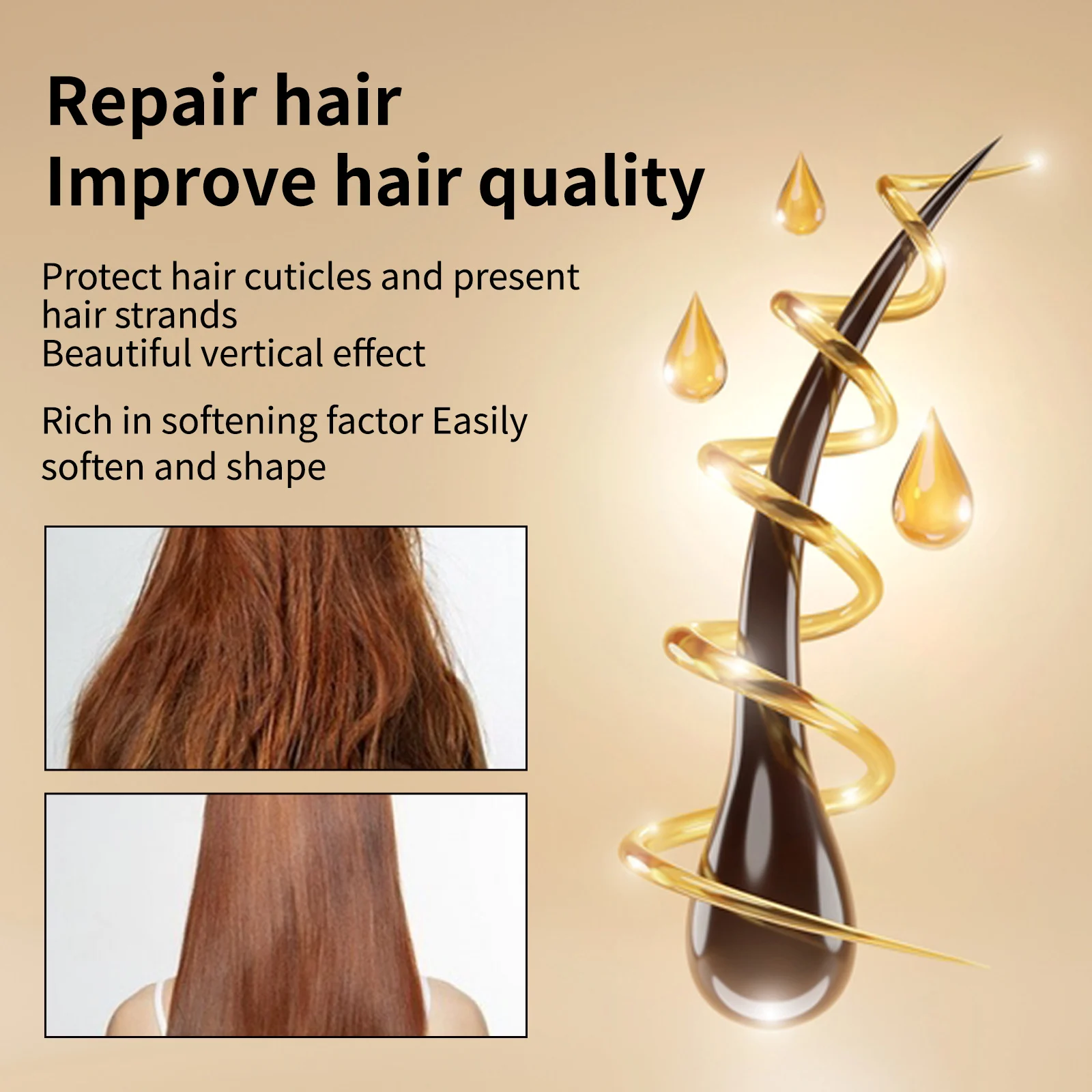 Collagen Hair Straightening Cream 100g - Repair Damaged Hair, Smooth Frizz & Split Ends Without Heat 6 eelhoe collagen hair straightening cream 100g cih 9q6dwjt7 desc 6