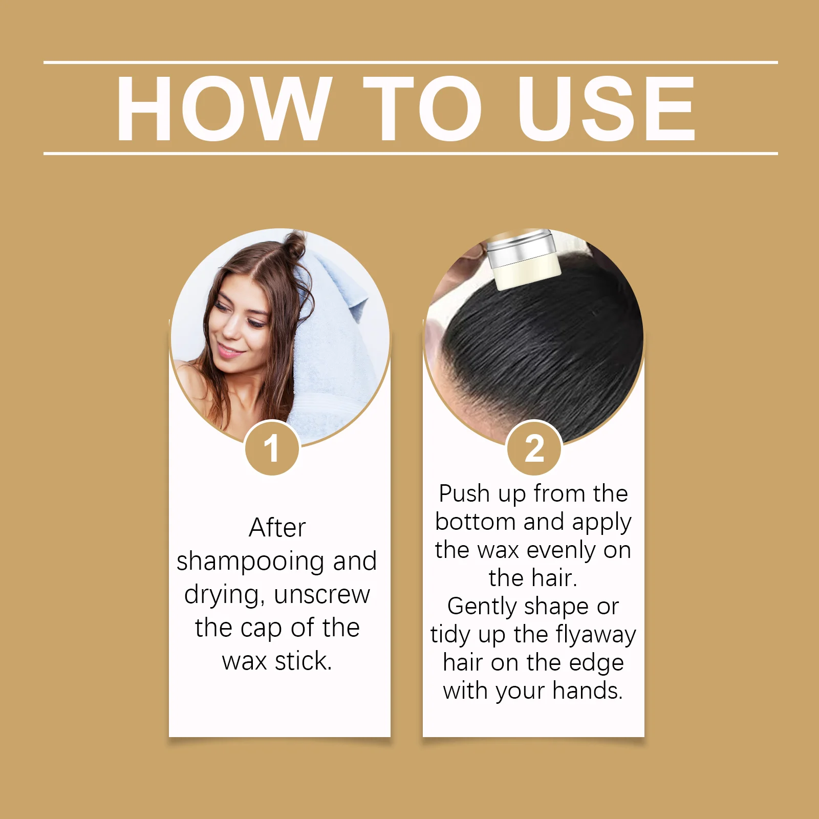 Hair Wax Stick for Men & Women - Quick Styling, Natural Hold, Anti-Frizz, Portable Solid Hair Wax 75g 4 eelhoe hair wax stick solid styling anti frizz 75g cih msssj4by desc 4