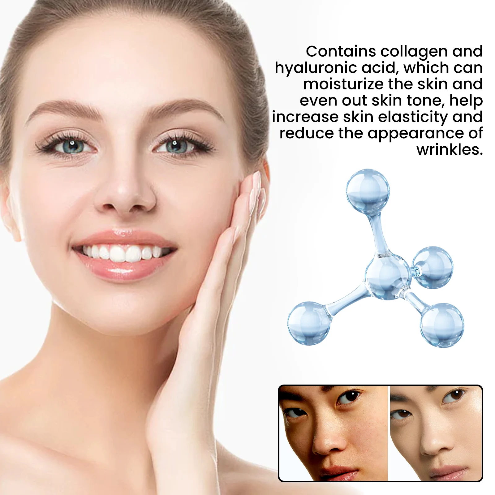 Moisturizing Tone-Up Cream 30ml - Conceals Spots, Hydrates & Evens Skin Tone 8 eelhoe moisturizing tone up cream 30ml cih 75ch8jyz desc 8