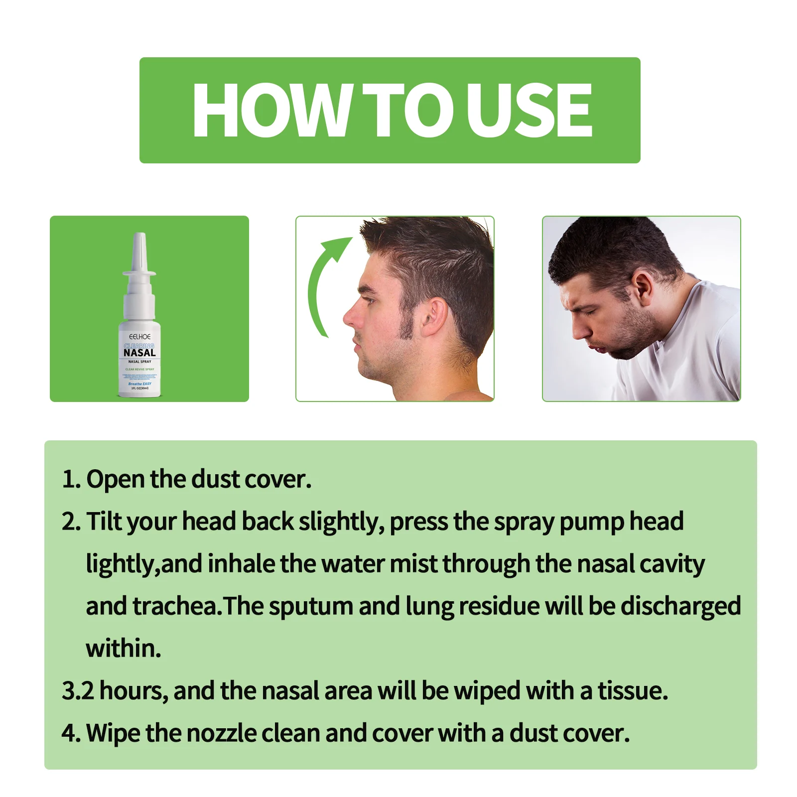 Nasal Spray for Congestion Relief Stop Snoring, Natural Respiratory Support with Witch Hazel & Quercetin, 30ml 3 eelhoe nasal spray congestion relief snoring natural 30ml cih vq7rmvft desc 3