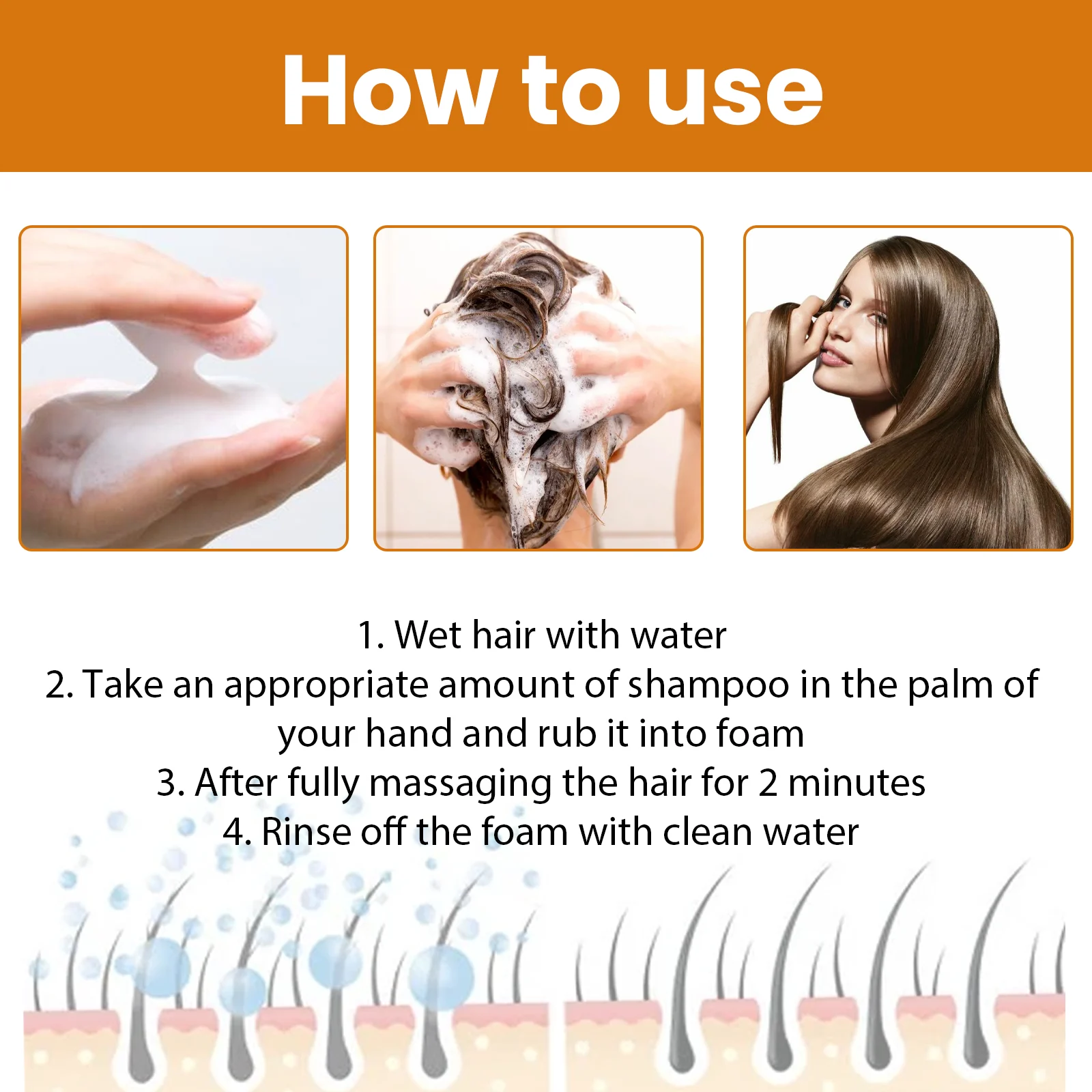 Rice Water Hair Growth Shampoo for Thicker Longer Fuller Hair with Biotin & Ginger Extract 100ml 4 eelhoe rice water hair growth shampoo 100ml cih py5gwaay desc 4