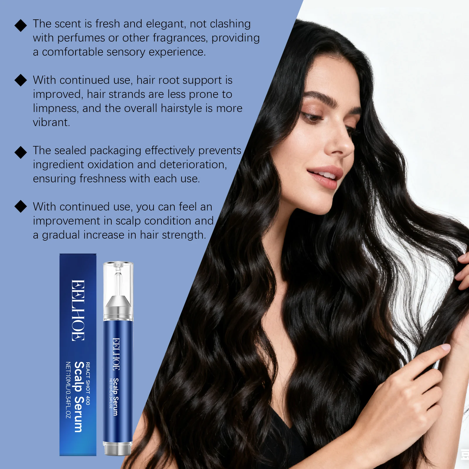 Scalp Serum 10ml for Nourishing & Refreshing Scalp Care, Suitable for All Hair Types 6 eelhoe scalp serum 10ml der 5tjecqgh desc 6