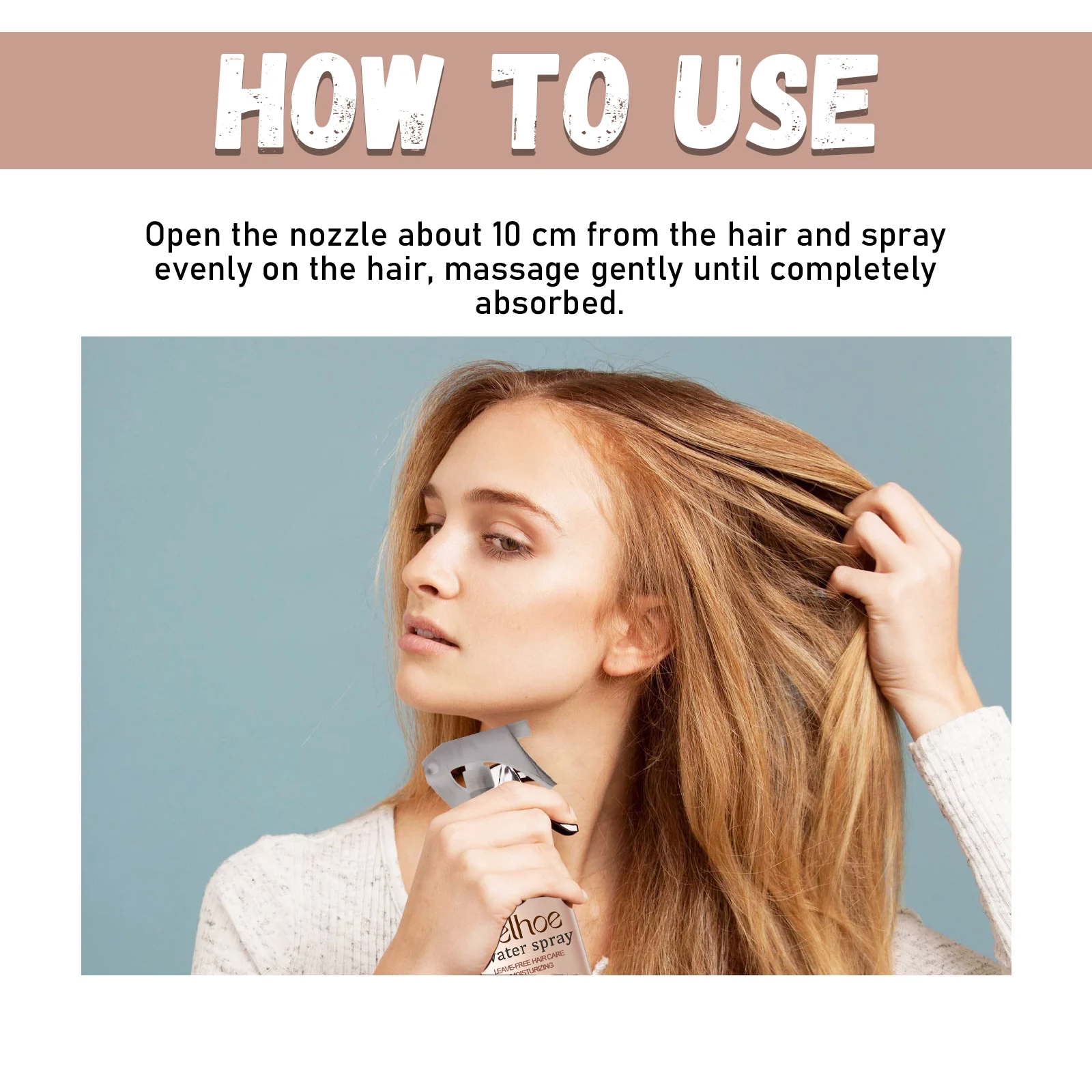 Smoothing Hair Spray Moisturizing Hair Treatment for Dry Frizz Control and Shine 150ml 4 eelhoe smoothing hair spray moisturizing 150ml cih qdzhnh6y desc 4