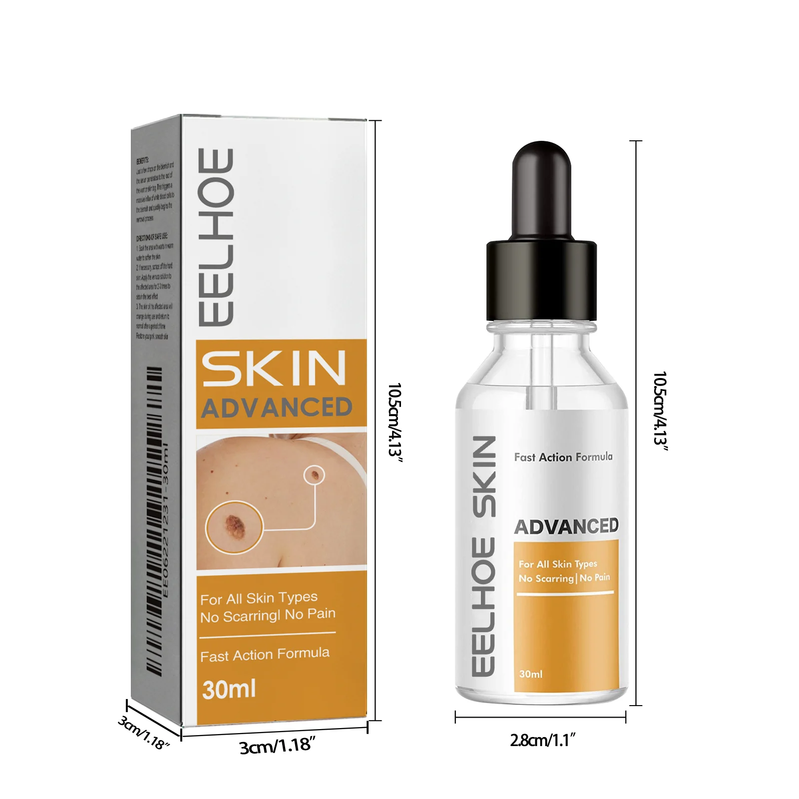 Wart Removal Serum 30ml for Skin Tags, Moles & Calluses - Fast Action Formula 1 eelhoe wart removal serum 30ml cih wgyubj63 desc 1