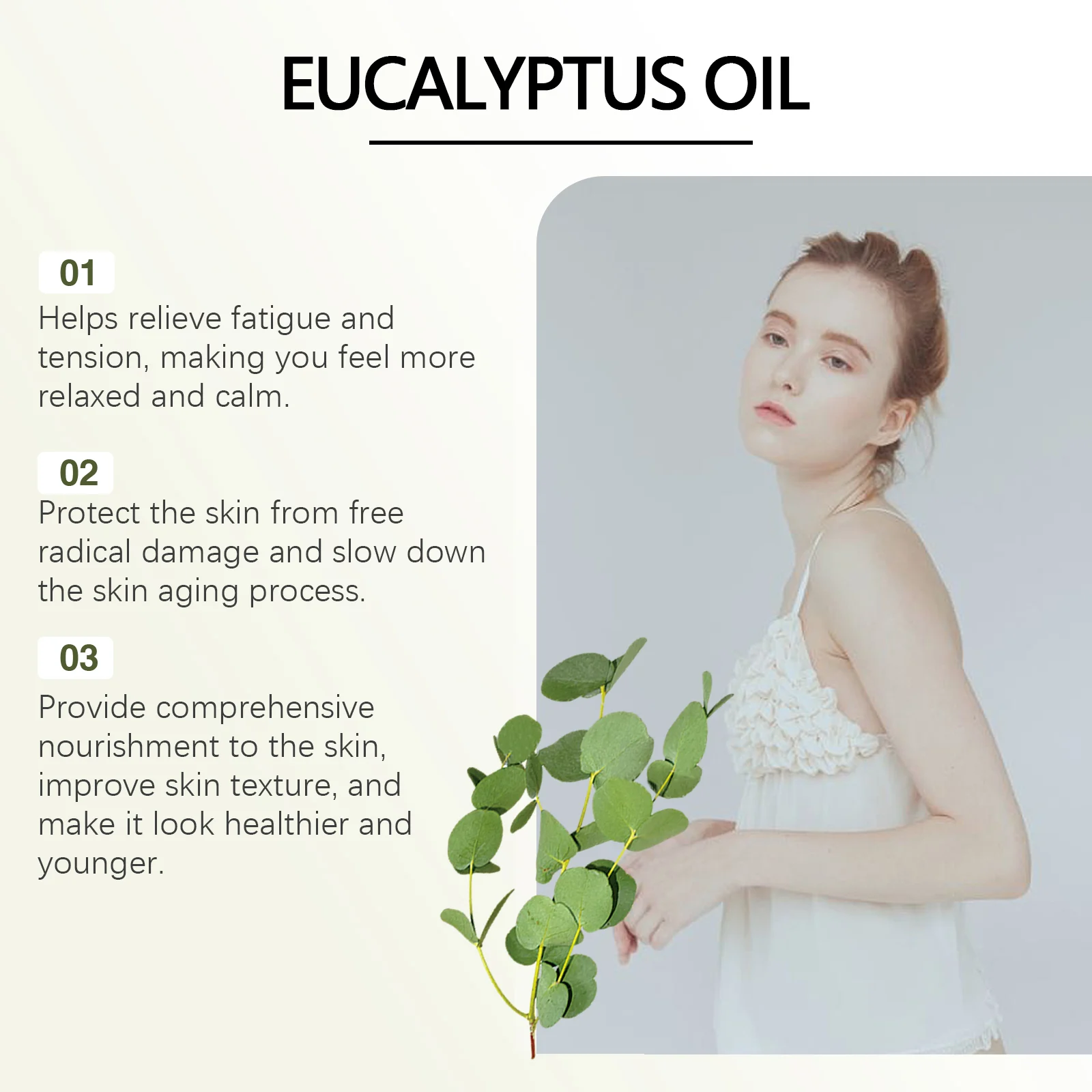Eucalyptus Body Oil 100ml for Deep Moisturizing, Relaxation & Skin Nourishment 7 eucalyptus body oil 100ml cih g7s3x8b9 desc 7