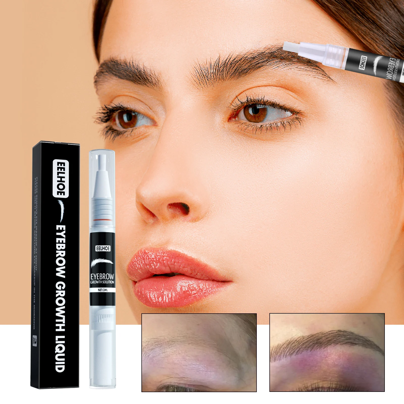 Eyebrow Growth Serum 3ml For Sparse Thin Eyebrows Natural Nourishing Repair Liquid 1 eyebrow growth serum 3ml nourishing repair liquid cih ff54yb2v desc 1