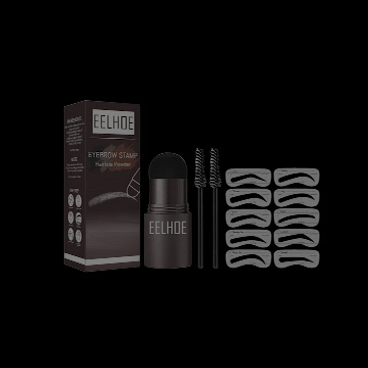 Eyebrow Stamp Kit Black Box Lazy Person Eyebrow Filling Waterproof Hairline Powder 1 eyebrow stamp kit black box lazy person eyebrow filling cih zbf5677s desc 1