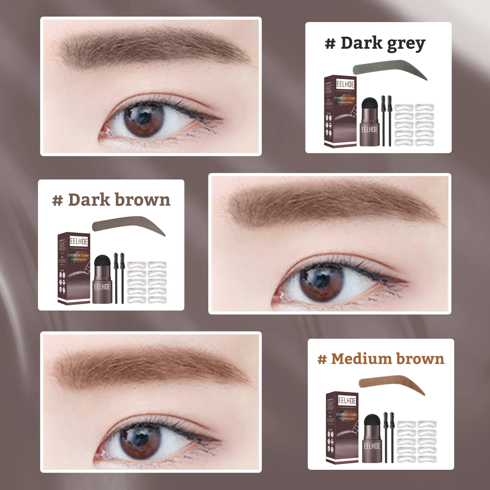 eyebrow stamp kit black set cih zfjgcmha desc 7
