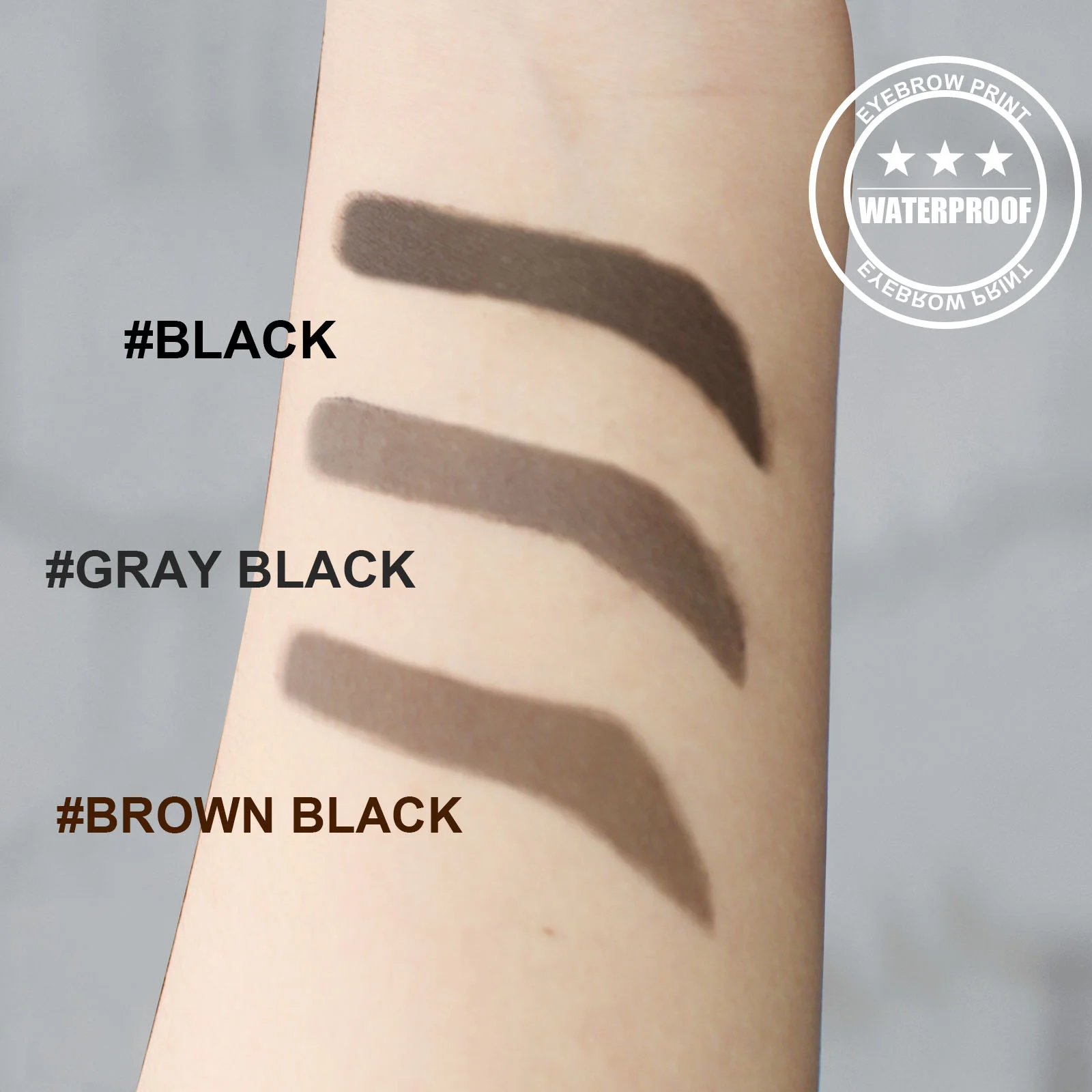Eyebrow Stamp Kit (Dark Brown) Natural Lazy Eyebrow Makeup Tool for Quick Application 5 eyebrow stamp kit dark brown cih kv8szdrf desc 5