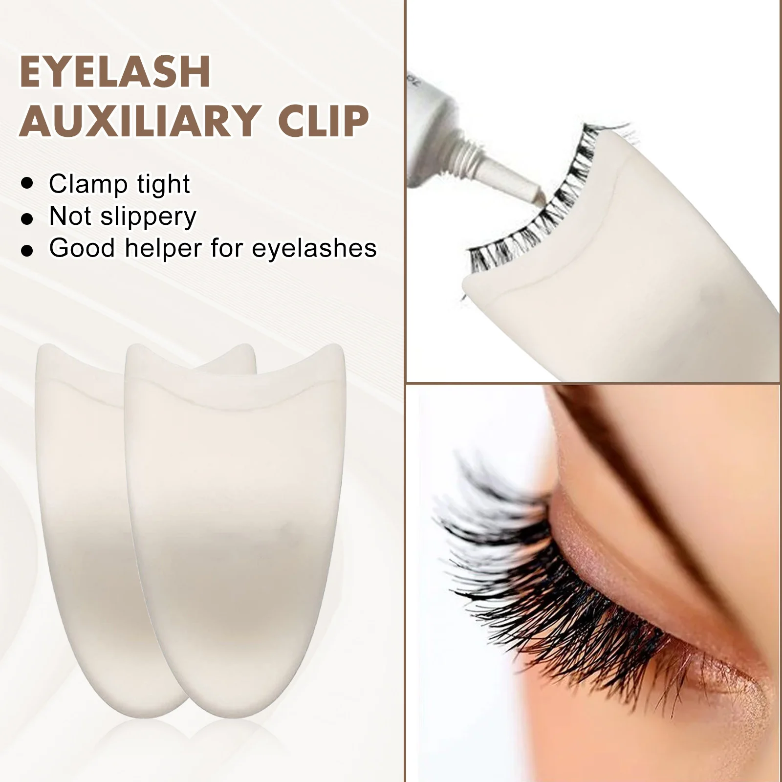 Eyelash Auxiliary Clip for Applying False Eyelashes, Beginner-Friendly Eyelash Helper Tool 4 eyelash auxiliary clip false eyelashes helper cih htn7v99s desc 4