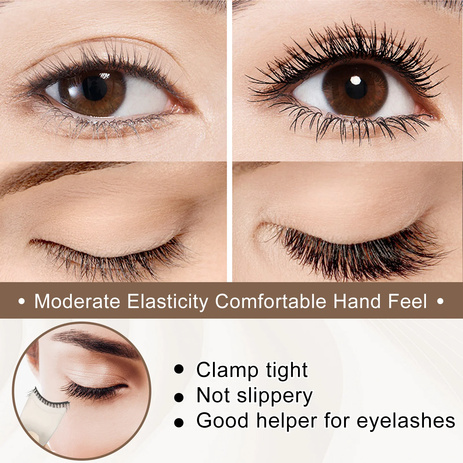 Eyelash Auxiliary Clip for Applying False Eyelashes, Beginner-Friendly Eyelash Helper Tool 7 eyelash auxiliary clip false eyelashes helper cih htn7v99s desc 7