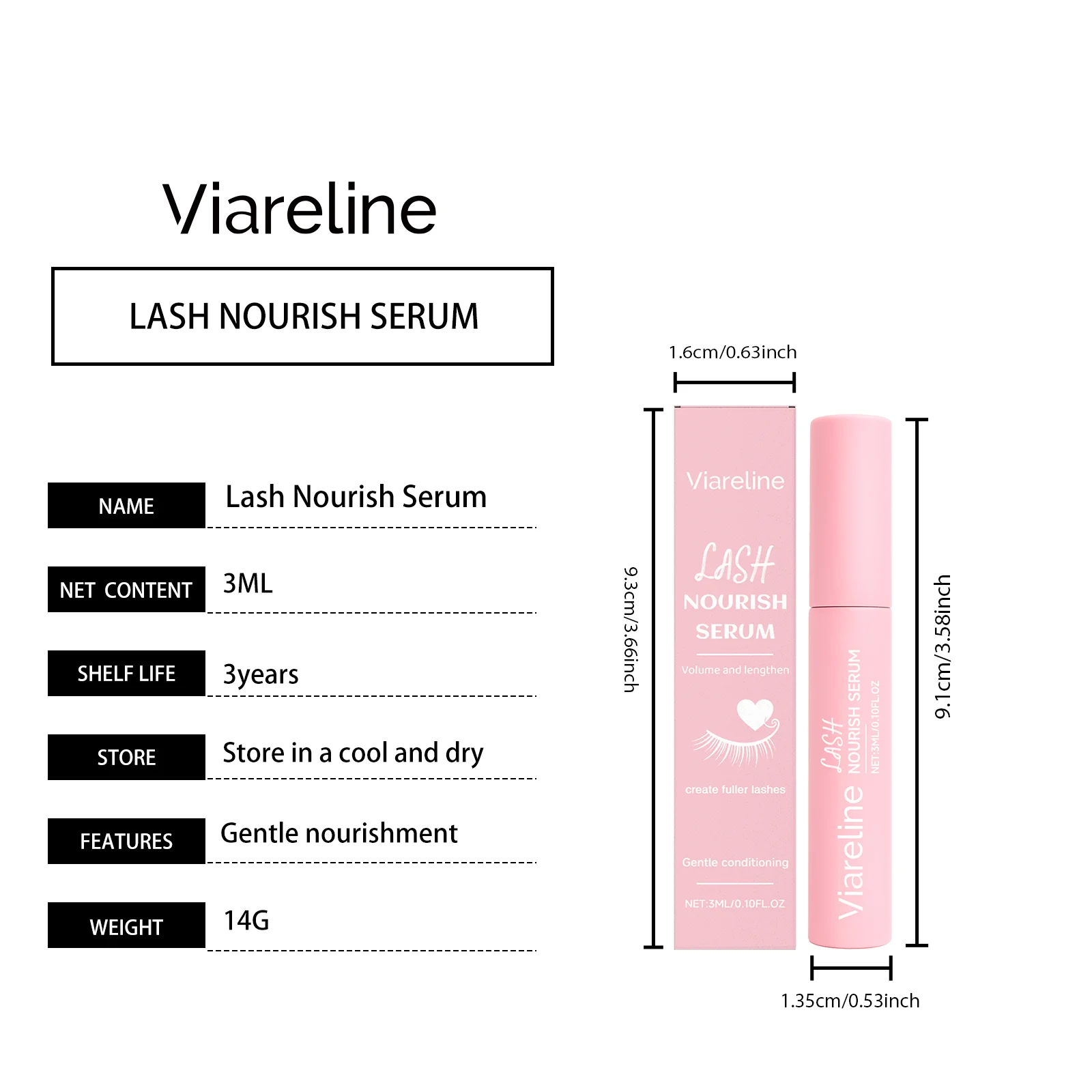 Eyelash Nourishing Serum 3ml for Volume, Length, and Reduced Breakage 1 eyelash nourishing serum 3ml der uygfpcd9 desc 1