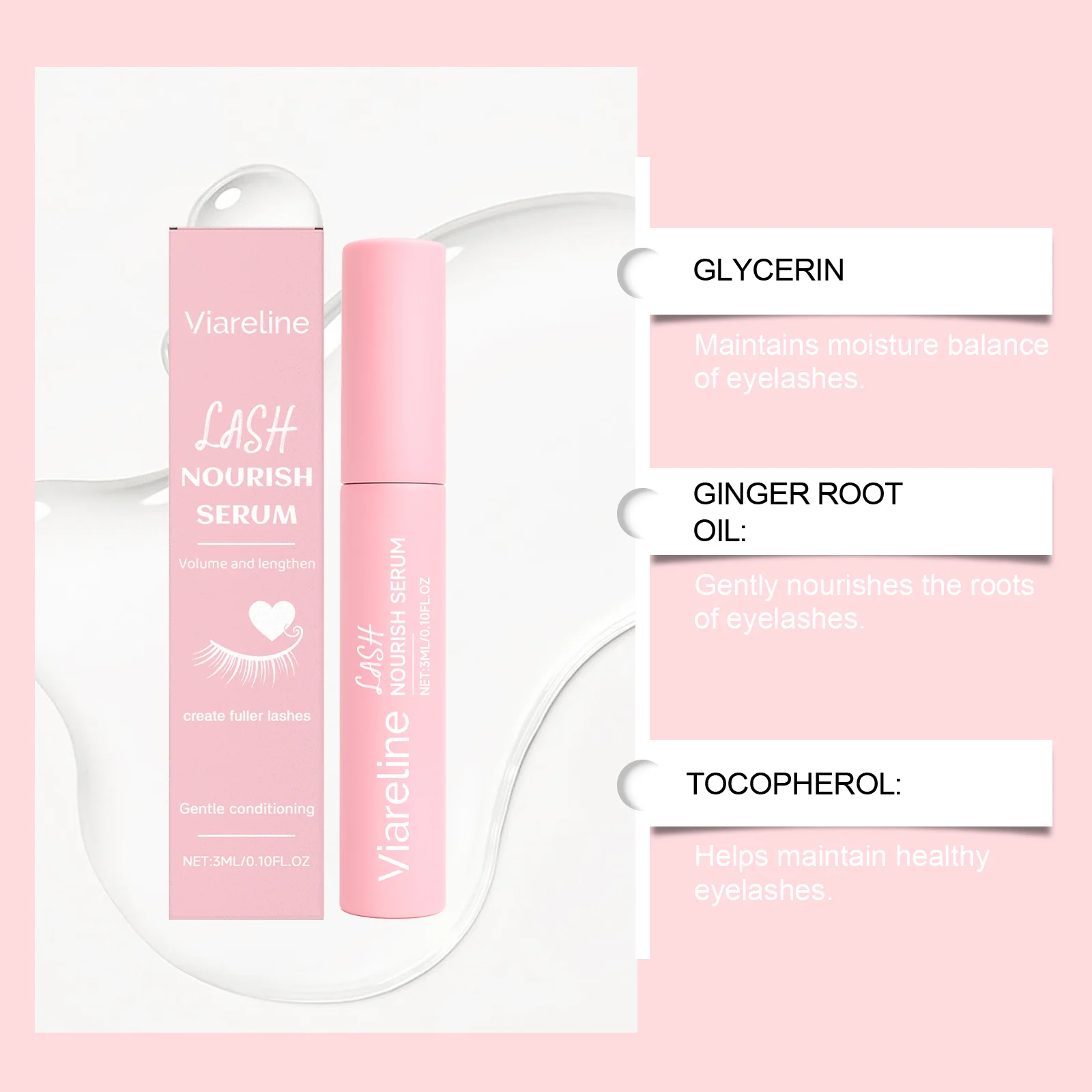 Eyelash Nourishing Serum 3ml for Volume, Length, and Reduced Breakage 5 eyelash nourishing serum 3ml der uygfpcd9 desc 5