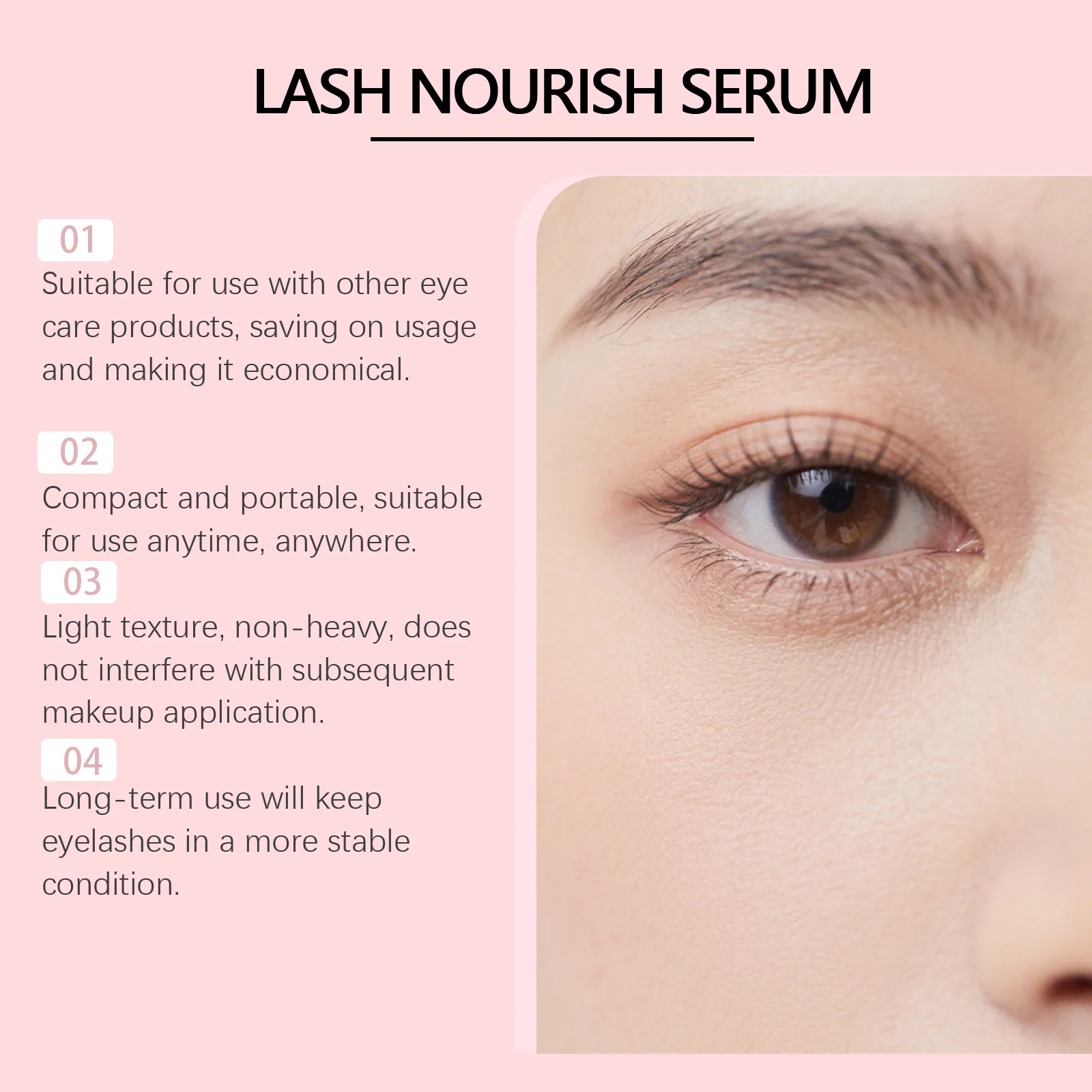 Eyelash Nourishing Serum 3ml for Volume, Length, and Reduced Breakage 7 eyelash nourishing serum 3ml der uygfpcd9 desc 7