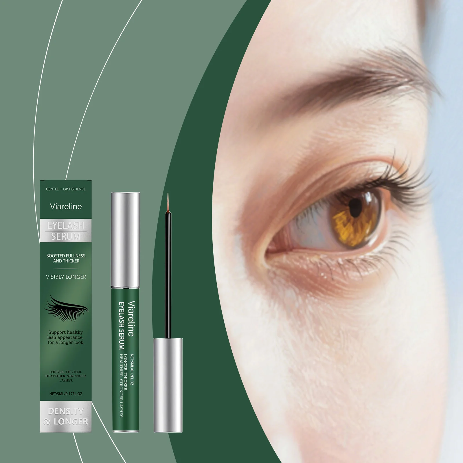 Eyelash Serum 5ml for Longer Thicker Lashes and Eyebrows with Peptides and Ginseng Extract 2 eyelash serum 5ml peptide ginseng extract der r8hj2gg3 desc 2