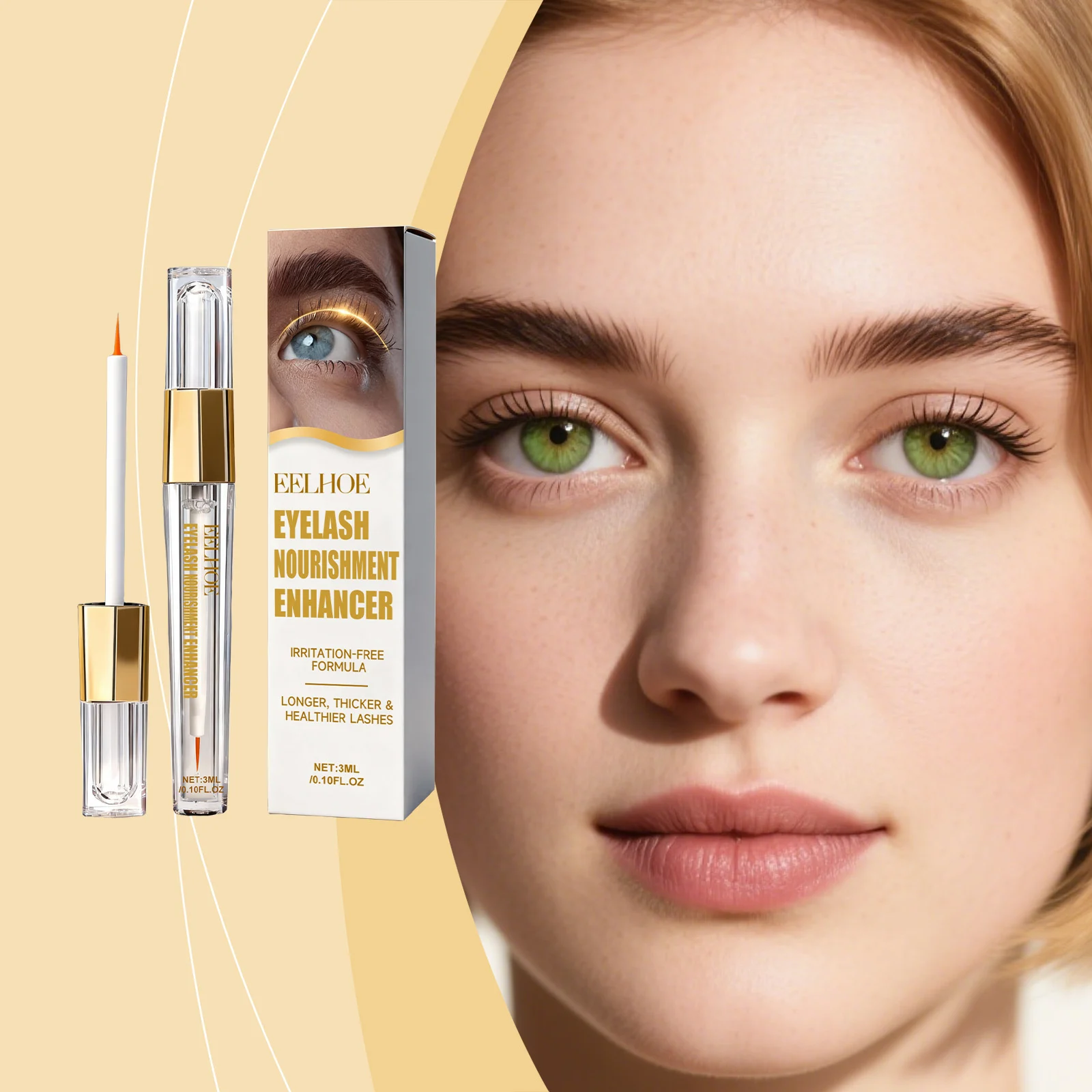 Eyelash Serum for Longer Thicker Healthier Lashes 3ml Growth Enhancer 2 eyelash serum growth enhancer 3ml der rb6yaqg4 desc 2