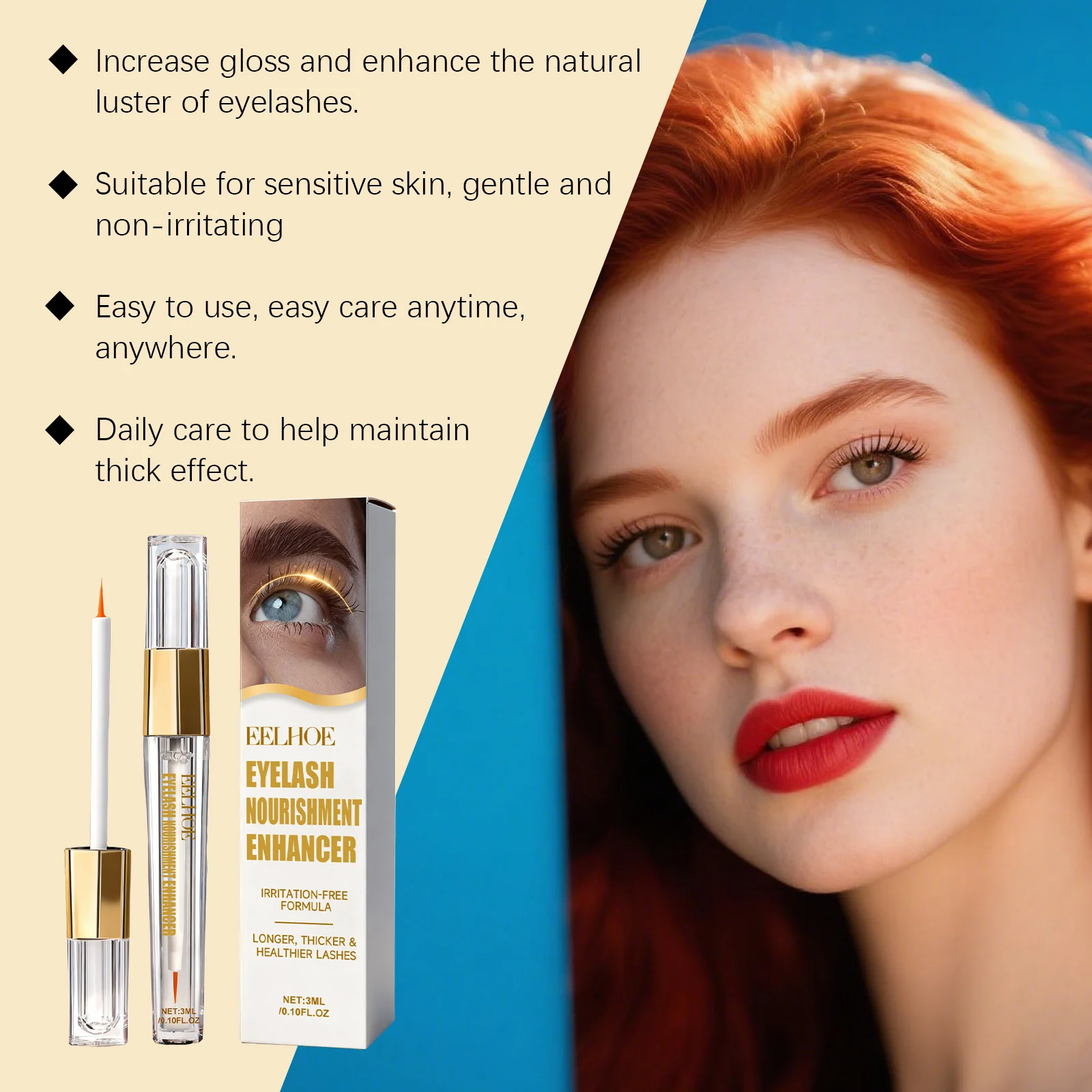 Eyelash Serum for Longer Thicker Healthier Lashes 3ml Growth Enhancer 7 eyelash serum growth enhancer 3ml der rb6yaqg4 desc 7
