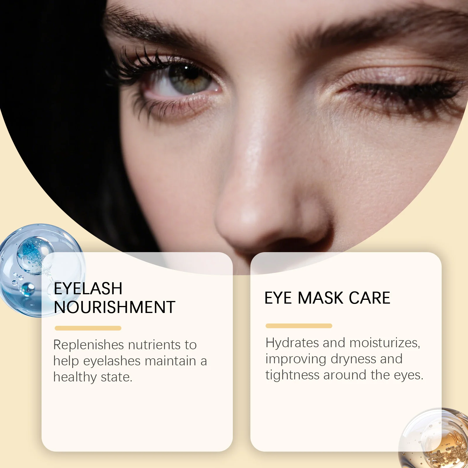 Eyelash Serum Set Gentle Care for Lash Growth and Eye Hydration 4ml with 5 Pairs Eye Masks 9 eyelash serum set gentle care lash growth eye hydration cih gbq3eh9u desc 9