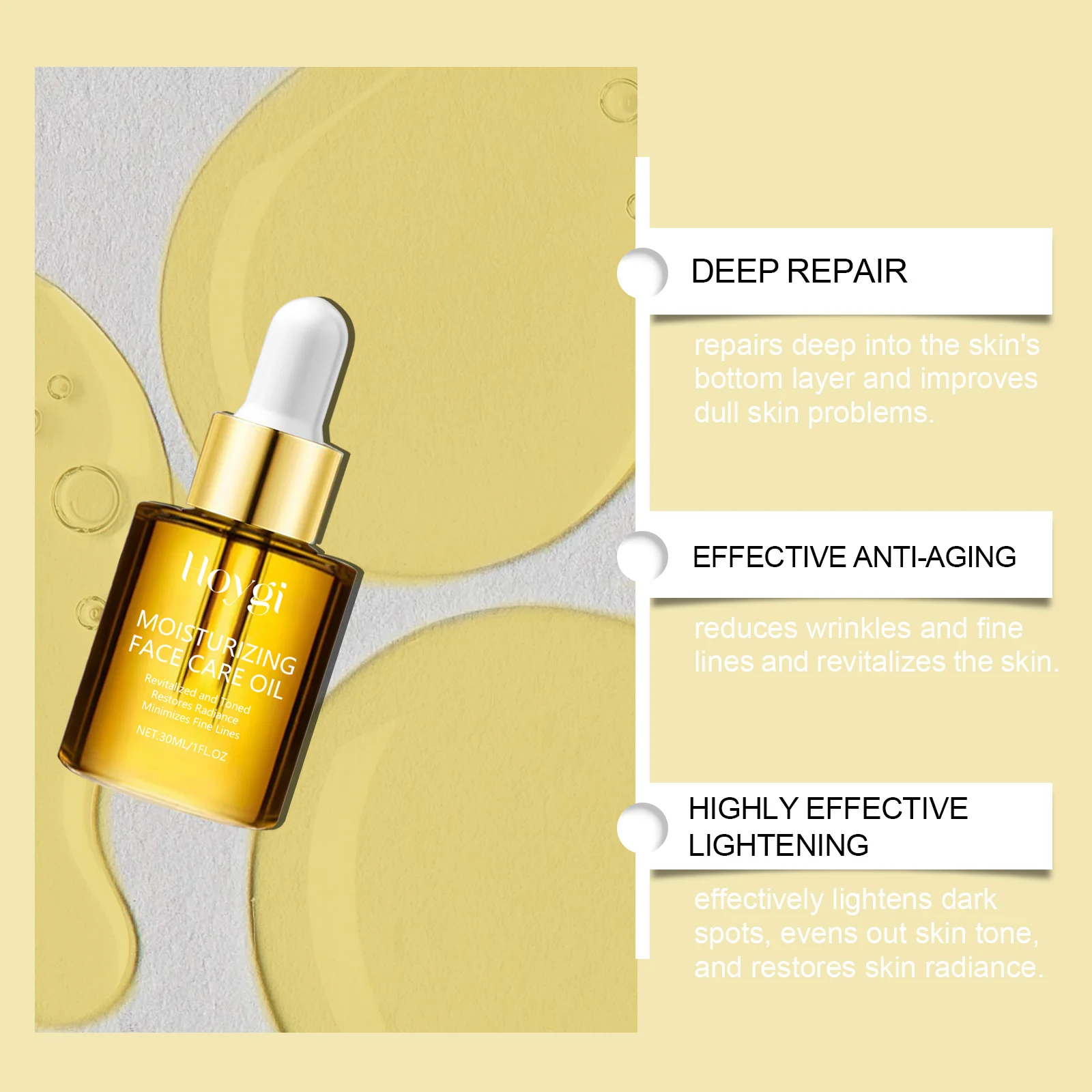 Face Care Oil with Hyaluronic Acid & Collagen 30ml for Hydration, Brightening, and Anti-Aging 6 face care oil hyaluronic acid collagen 30ml cih mznq2b5y desc 6