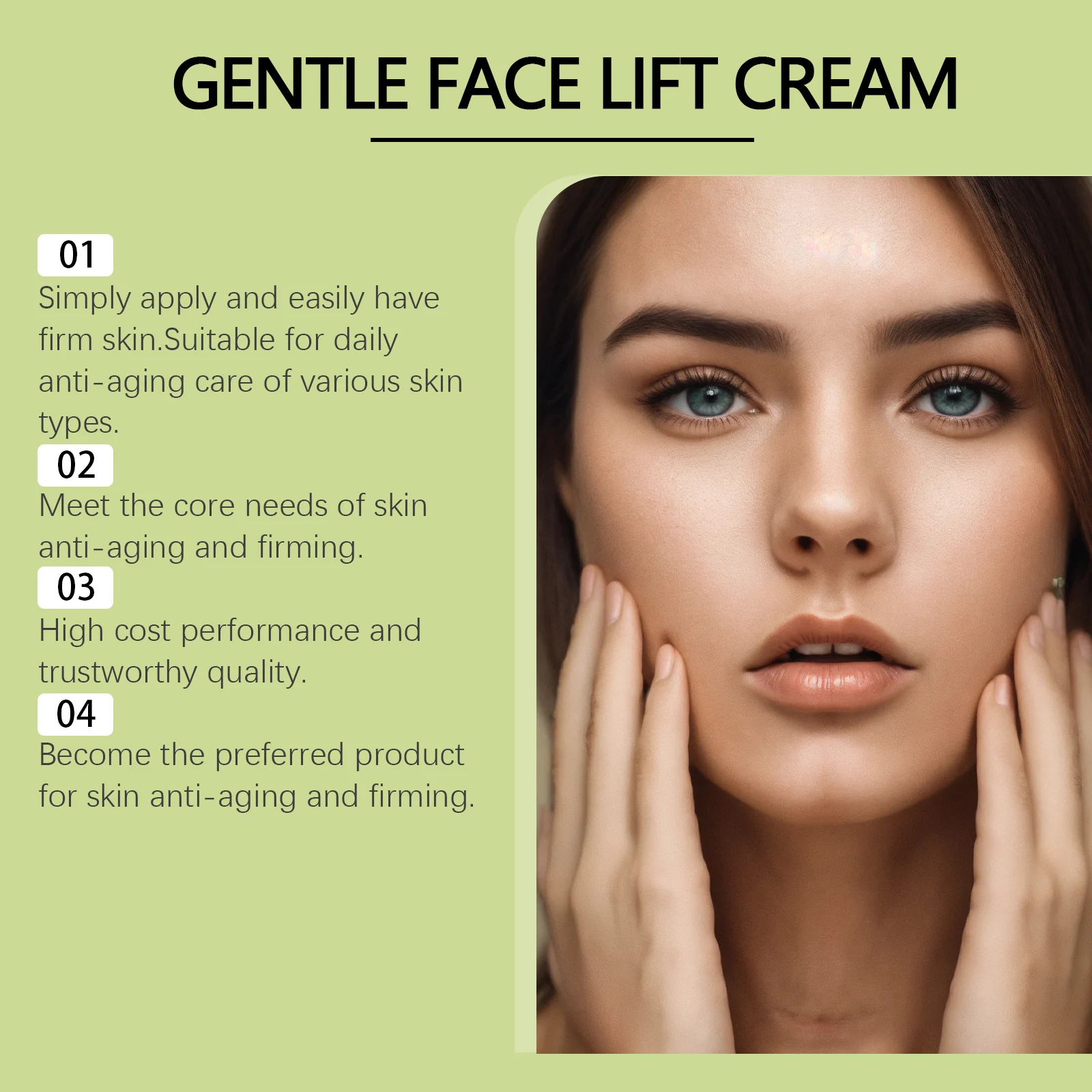 Hoygi Gentle Face Lift Cream Anti-Aging Firming & Hydrating Skincare 10 face lift anti aging cream cih yqmtth4y desc 10
