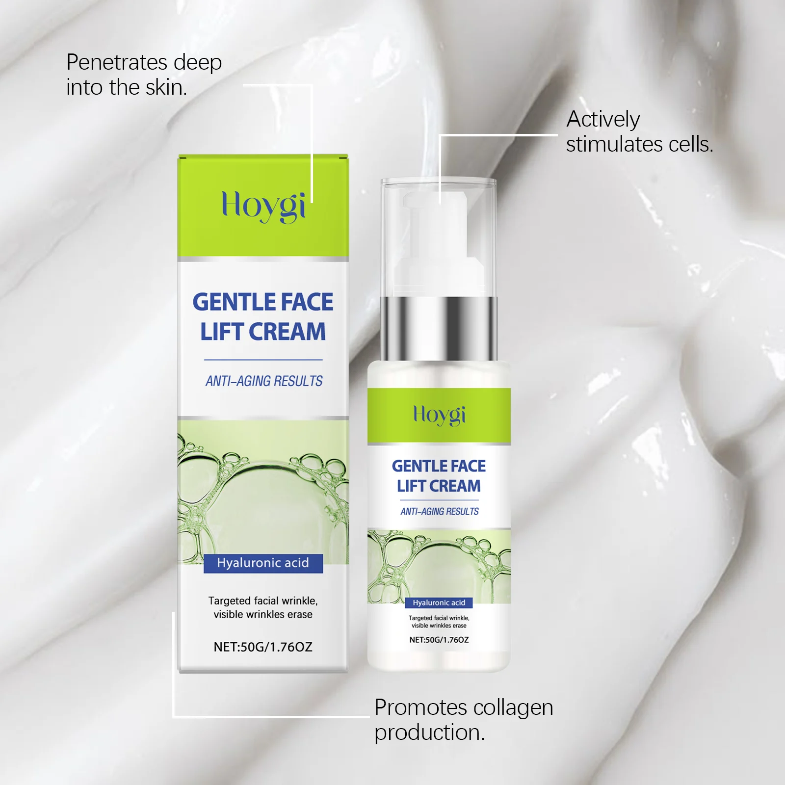 Hoygi Gentle Face Lift Cream Anti-Aging Firming & Hydrating Skincare 7 face lift anti aging cream cih yqmtth4y desc 7