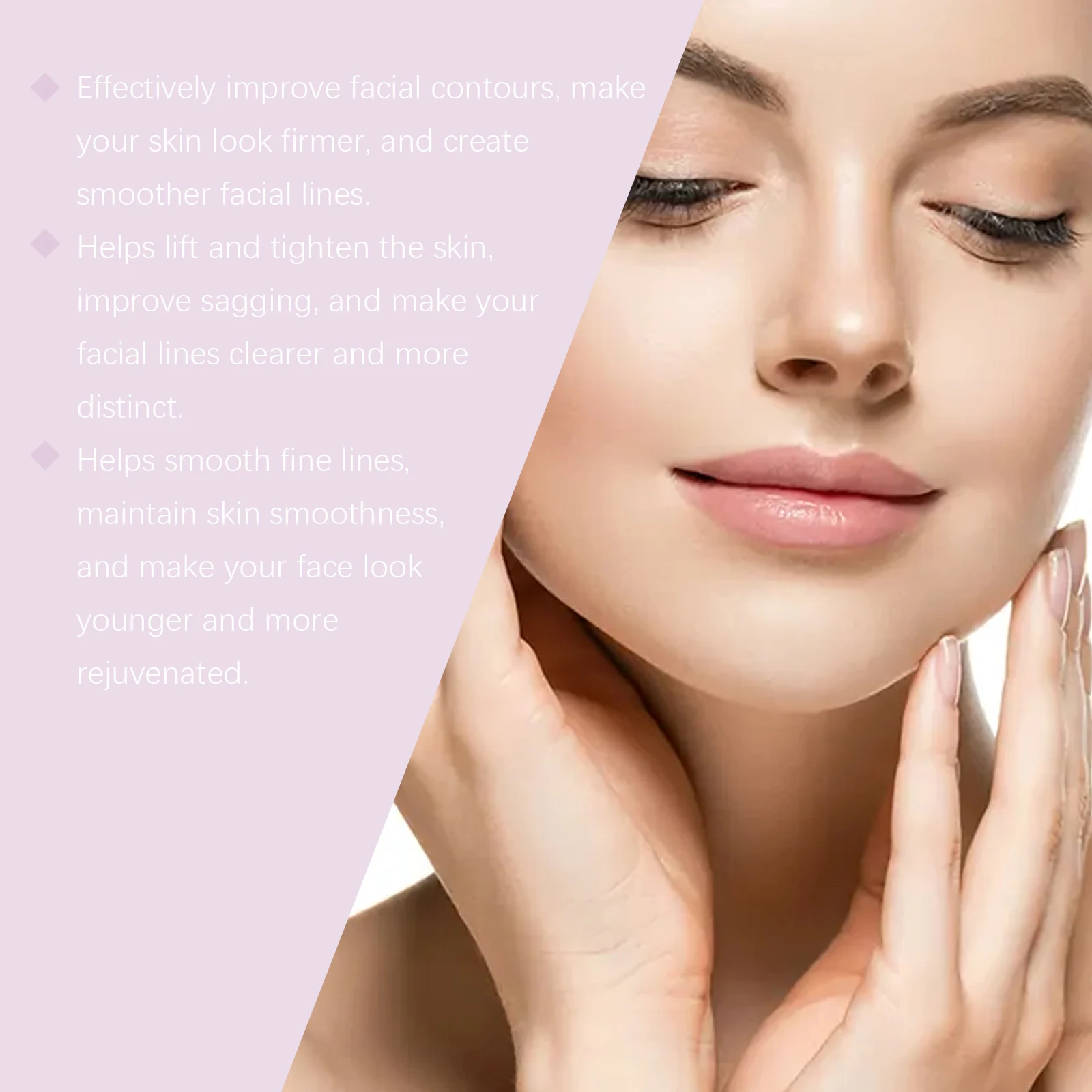 Face Lifting Tape Instant Tightening & Firming V-Line Transparent Patches 40pcs 11 face lifting tape transparent tightening v line patches cih u7aj4csk desc 11 1