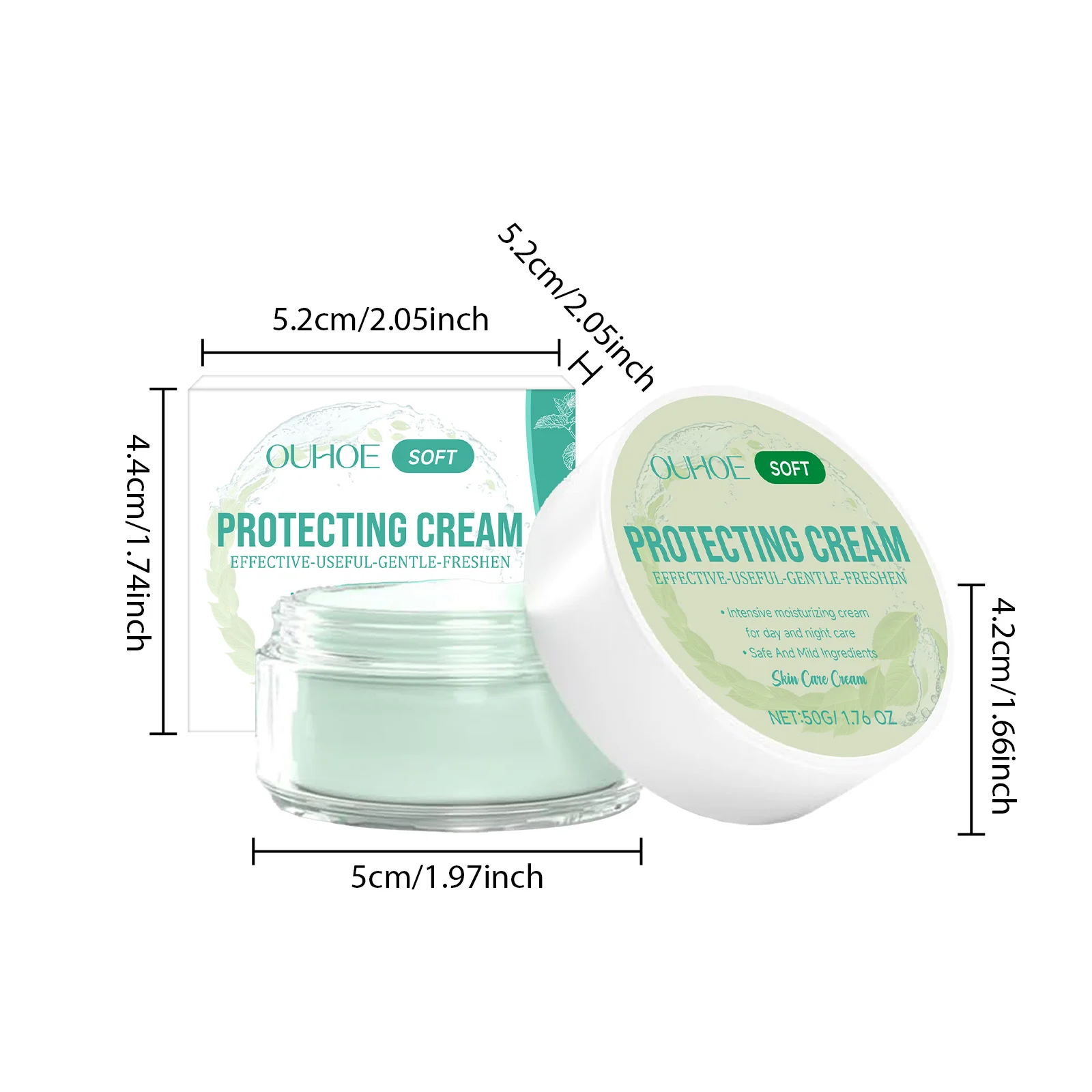 Face Moisturizing Cream 50g for Hydration, Anti-Wrinkle & Brightening 1 face moisturizing cream 50g hyaluronic acid vitamin e cih 7embr9w6 desc 1