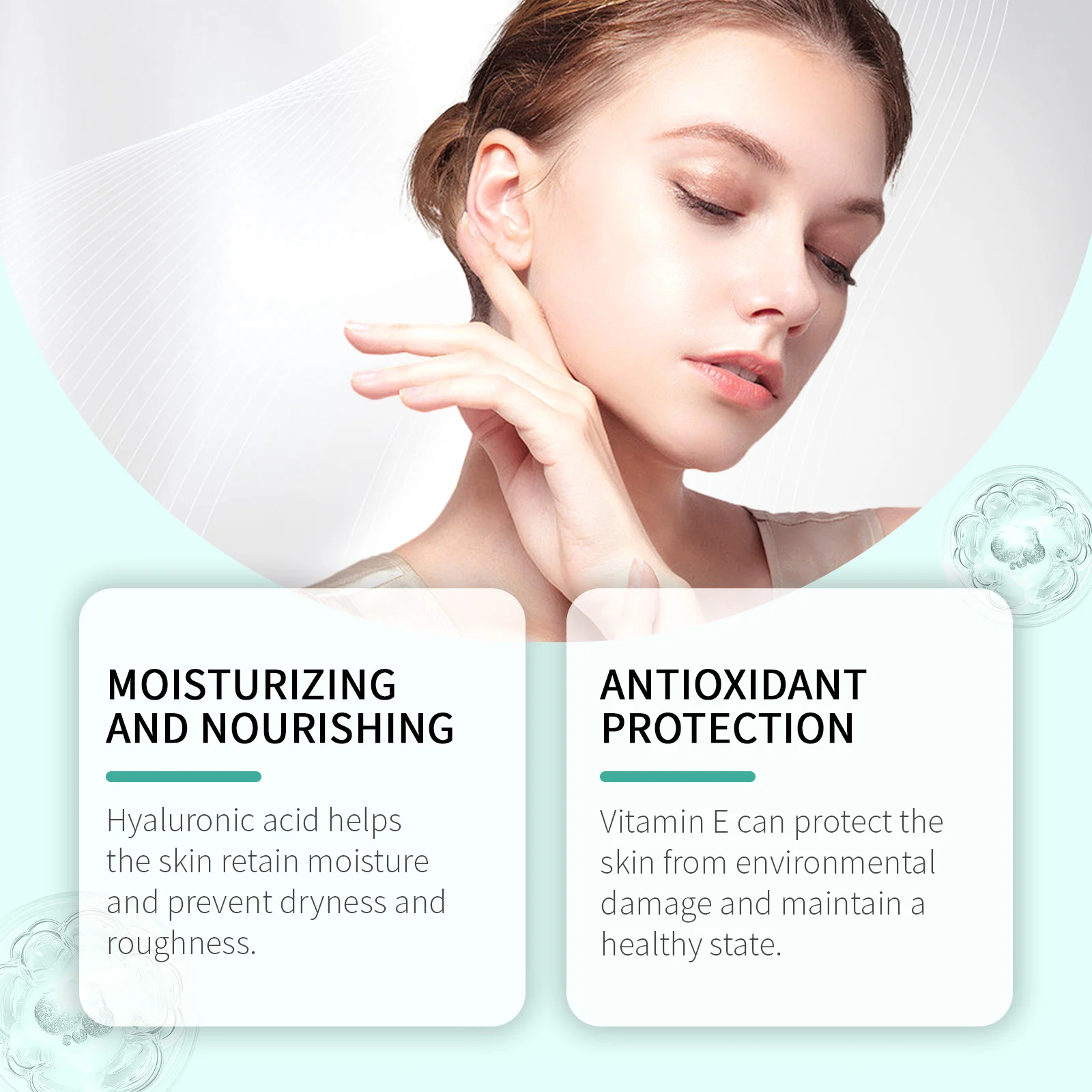 Face Moisturizing Cream 50g for Hydration, Anti-Wrinkle & Brightening 6 face moisturizing cream 50g hyaluronic acid vitamin e cih 7embr9w6 desc 6