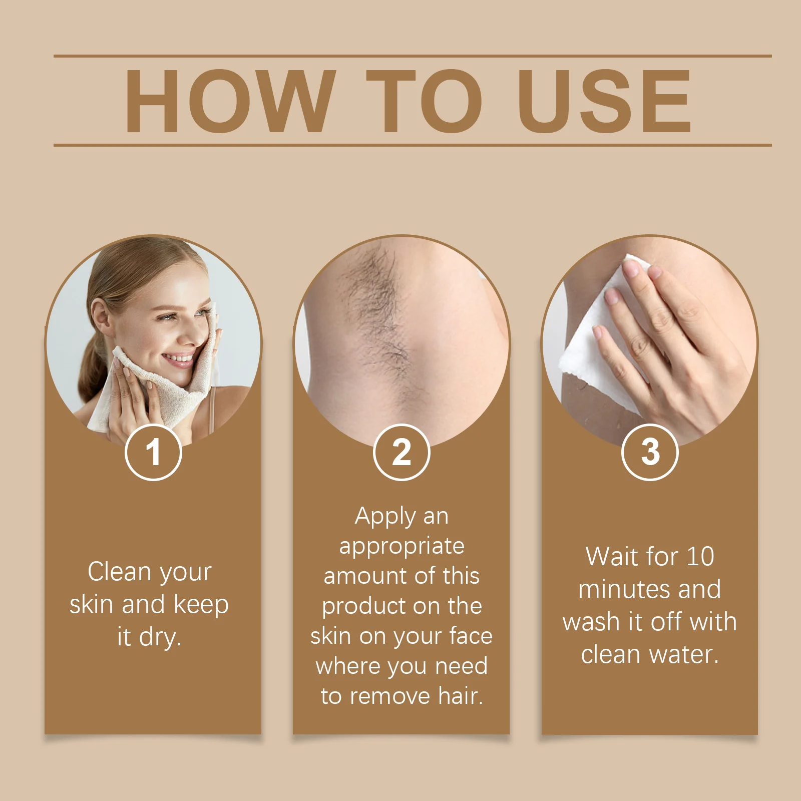 Facial Hair Removal Cream Coconut Oil Gentle Formula for Sensitive Skin 100g 4 facial hair removal cream coconut oil gentle 100g cih p4frjqhp desc 4