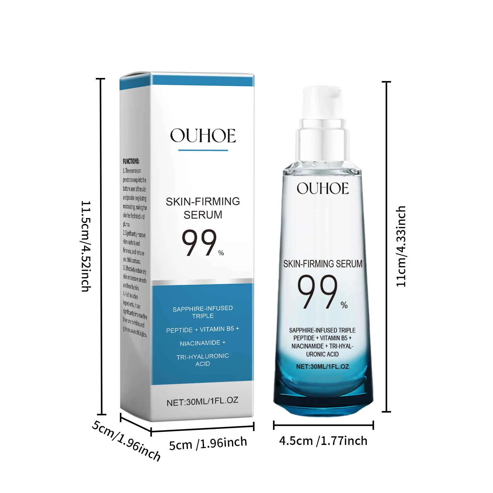 Facial Serum Tripeptide-1 Copper Niacinamide Vitamin B5 30ml 1 facial serum tripeptide copper niacinamide vitamin b5 30ml cih txw9eze2 desc 1