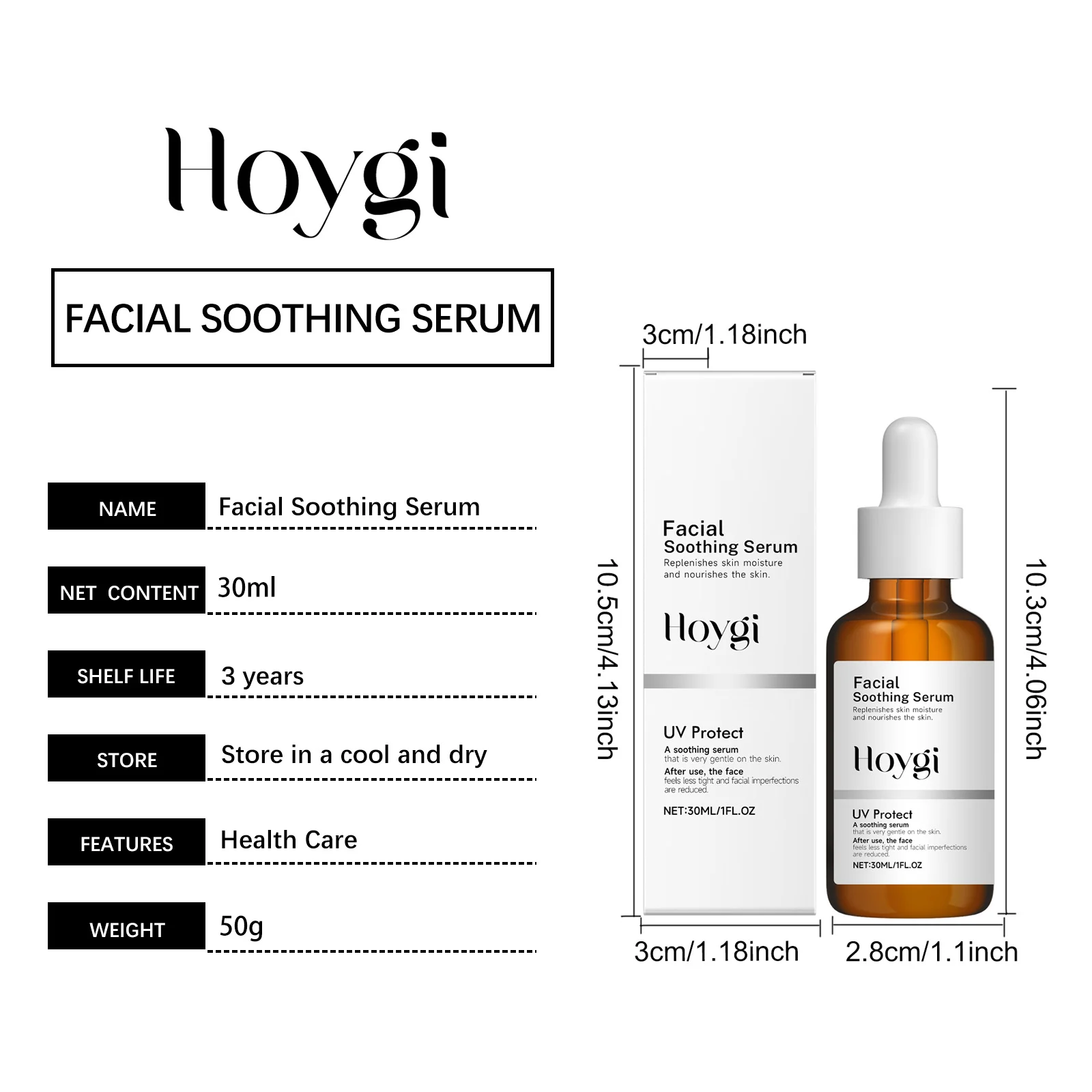 Facial Soothing Serum 30ml for Hydration and Even Skin Tone 1 facial soothing serum 30ml der x692h9pb desc 1