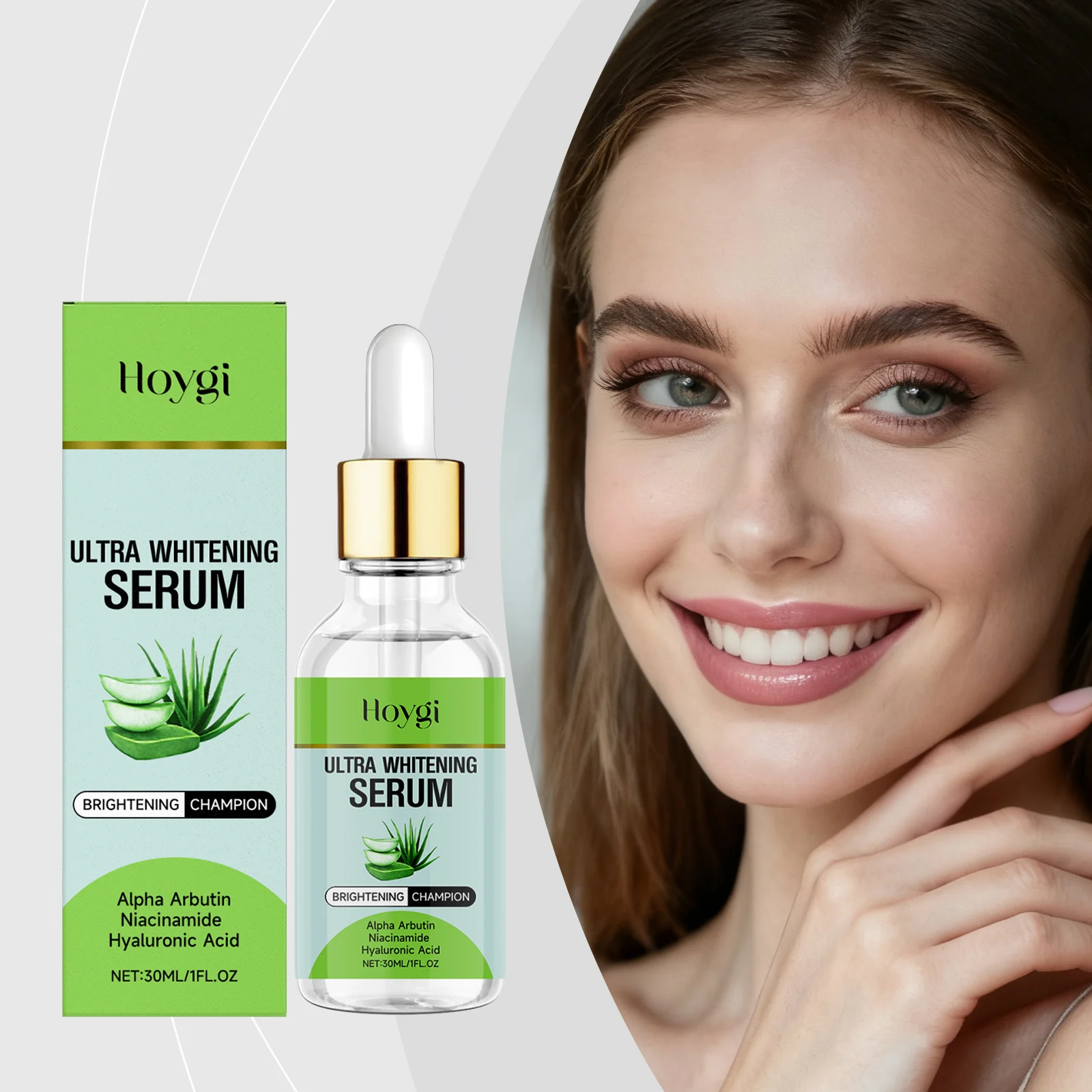 Hoygi Ultra Whitening Serum with Alpha Arbutin & Niacinamide for Brightening & Hydration 2 facial whitening serum der 8c4vh3ap desc 2